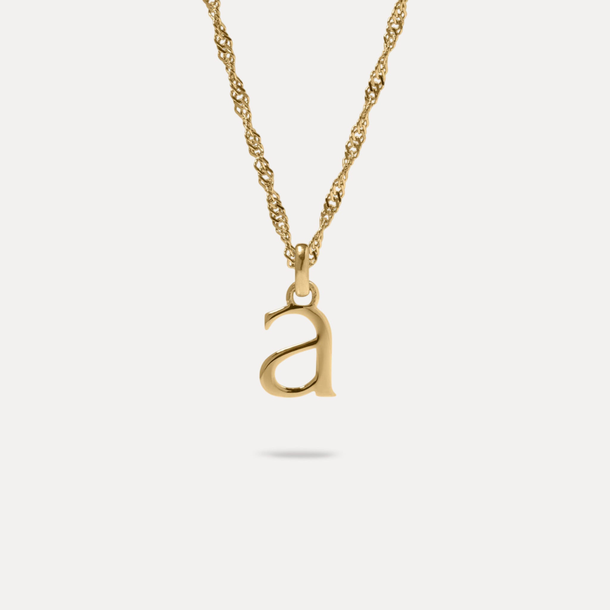 Initial with Singapore Chain | 14k Gold