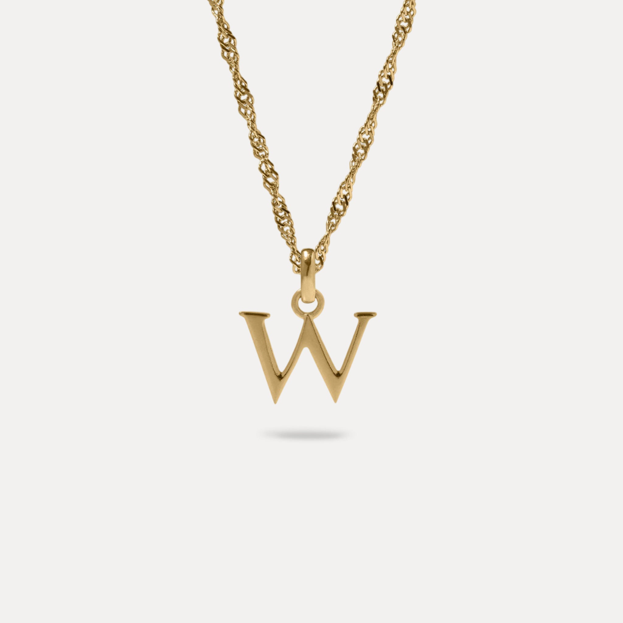 Initial with Singapore Chain | 14k Gold