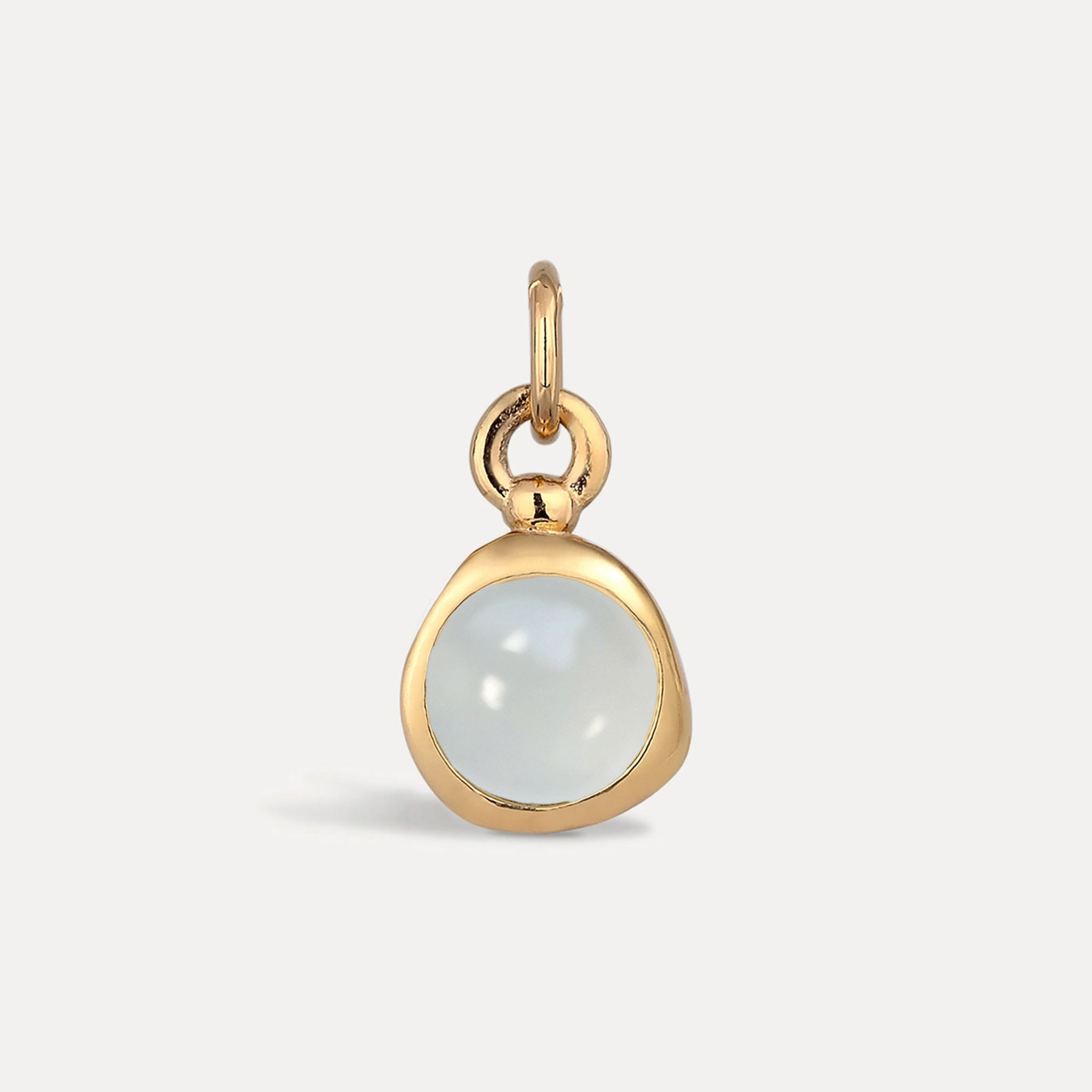 Zodiac Birthstone Pendant | 14k Gold - Glossy