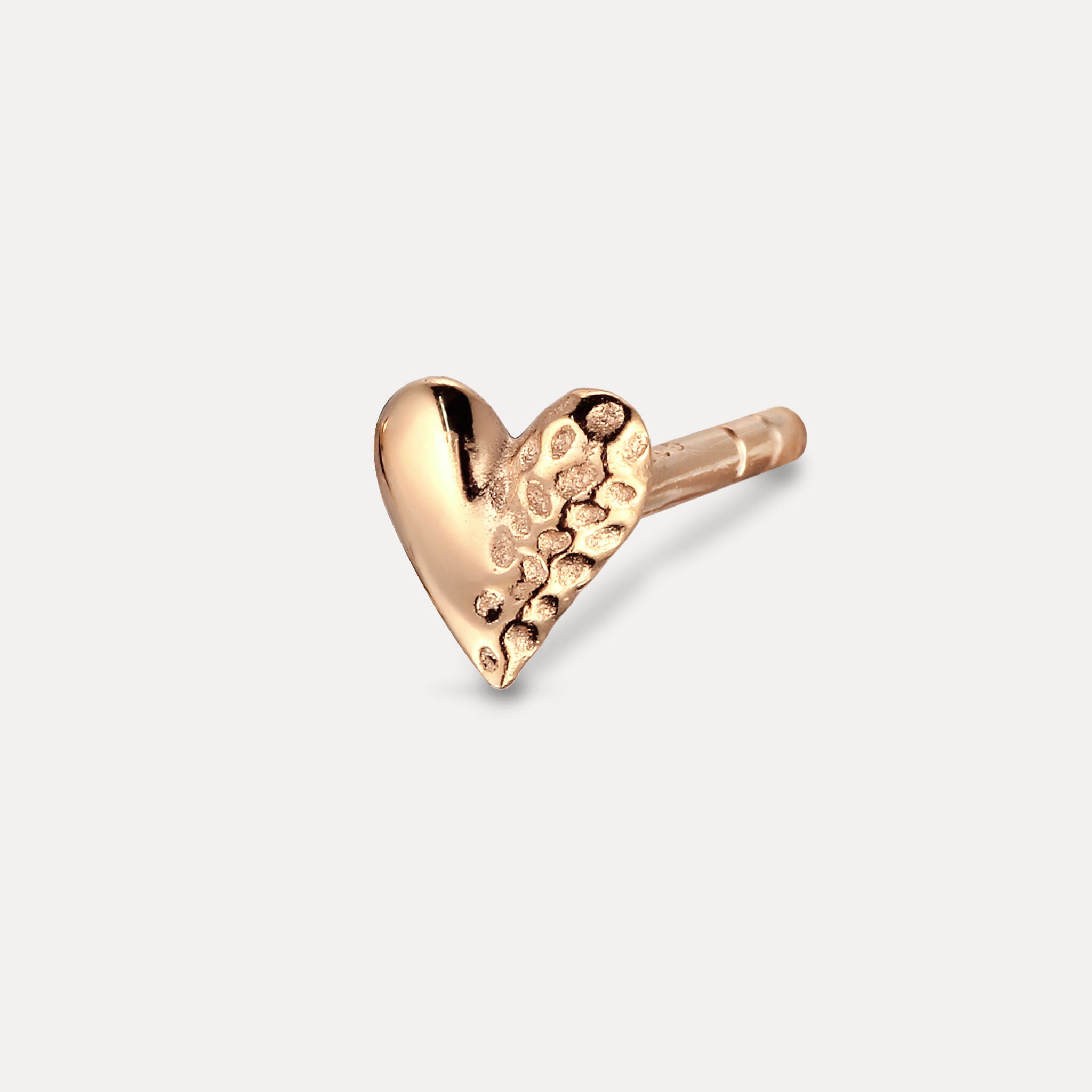 Beryl Balance Dual Stud Earrings - Single | 14k Solid Gold