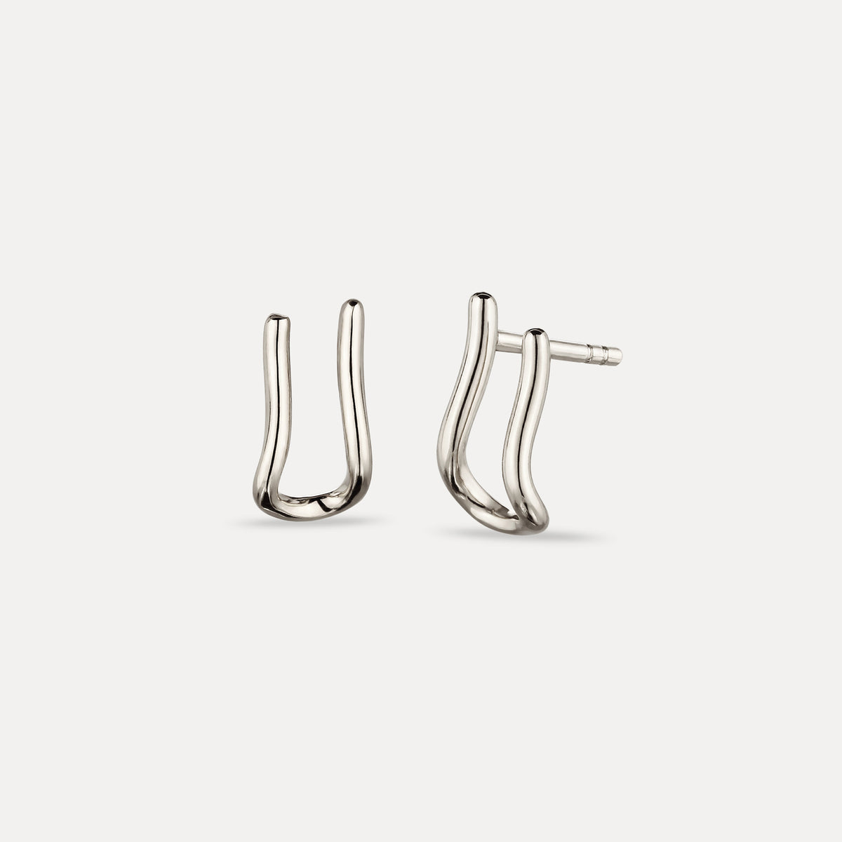 Charm Hanger Hoops Earrings