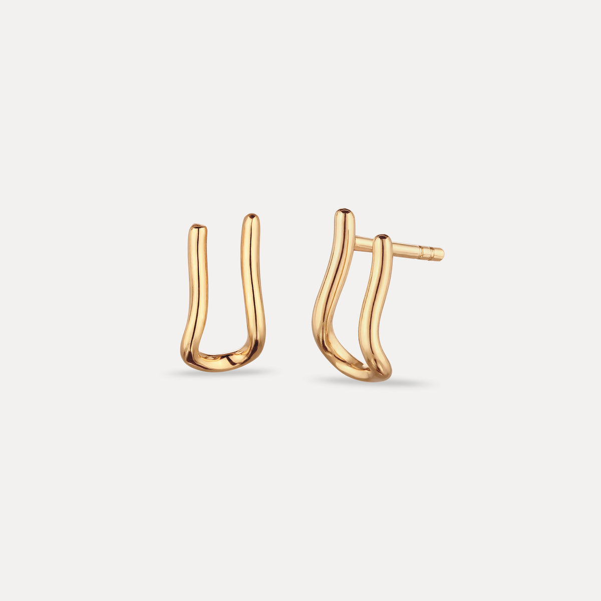 Charm Hanger Hoops Earrings