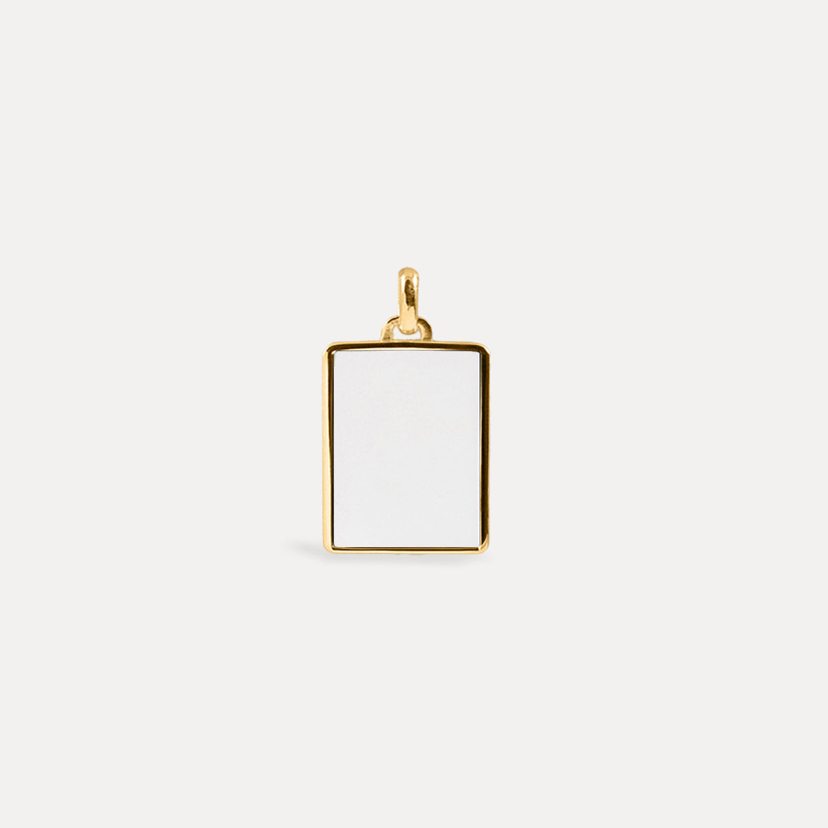 Chalcedony Tag Pendant