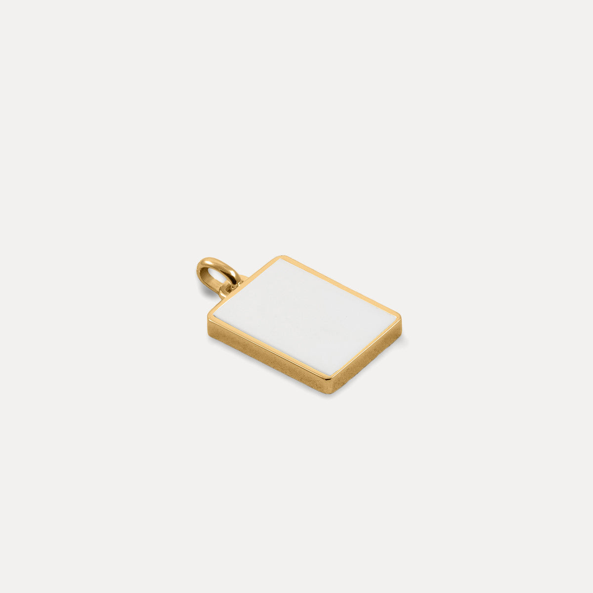 Chalcedony Tag Pendant