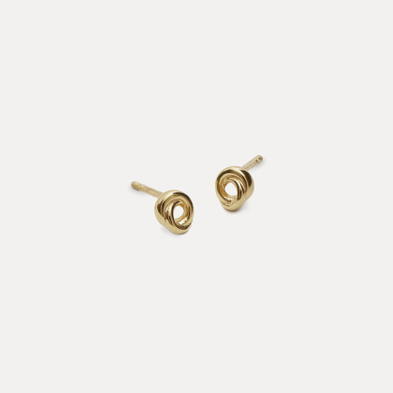 Baby Duo Studs 14k Solid Gold