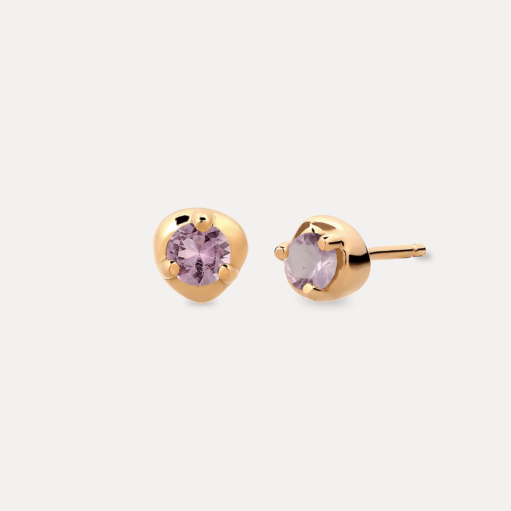 Mini Birthstone Stud Earrings