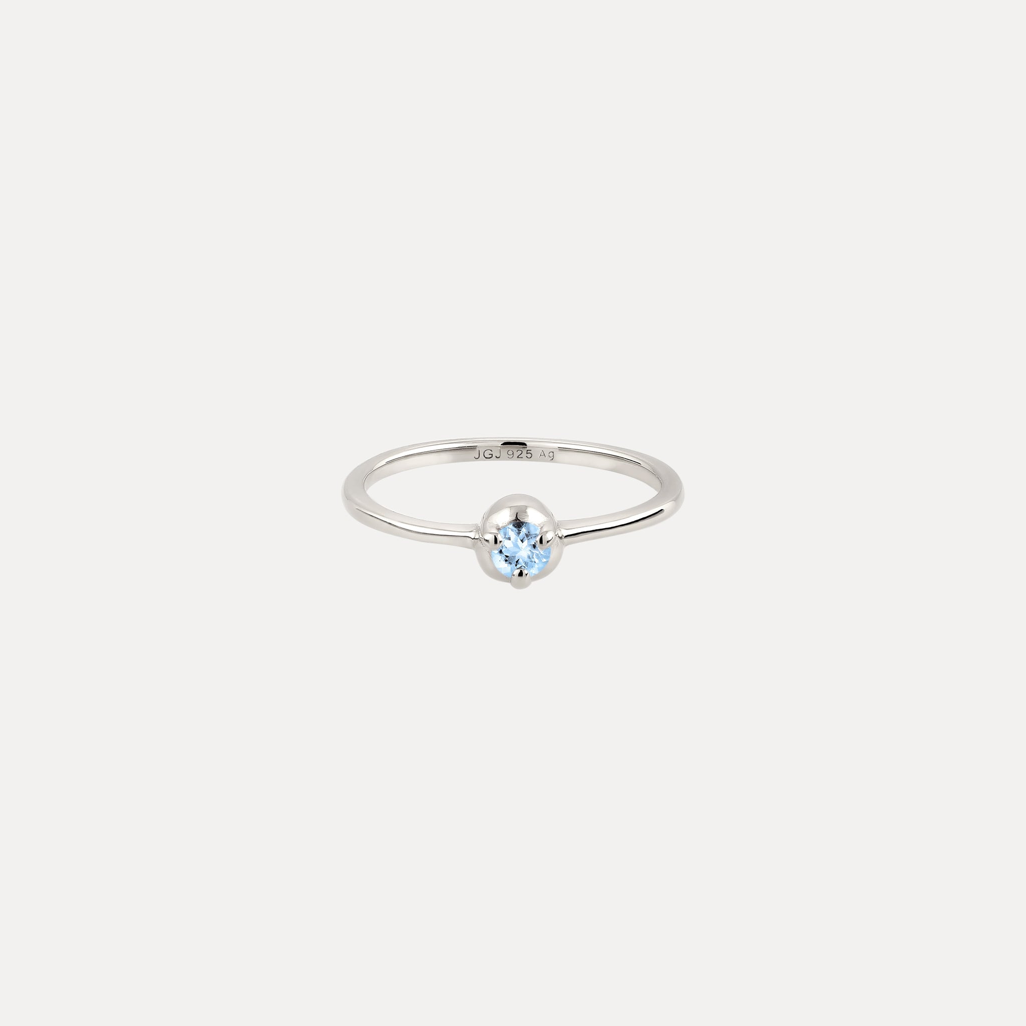Mini Birthstone Ring 925 Silver