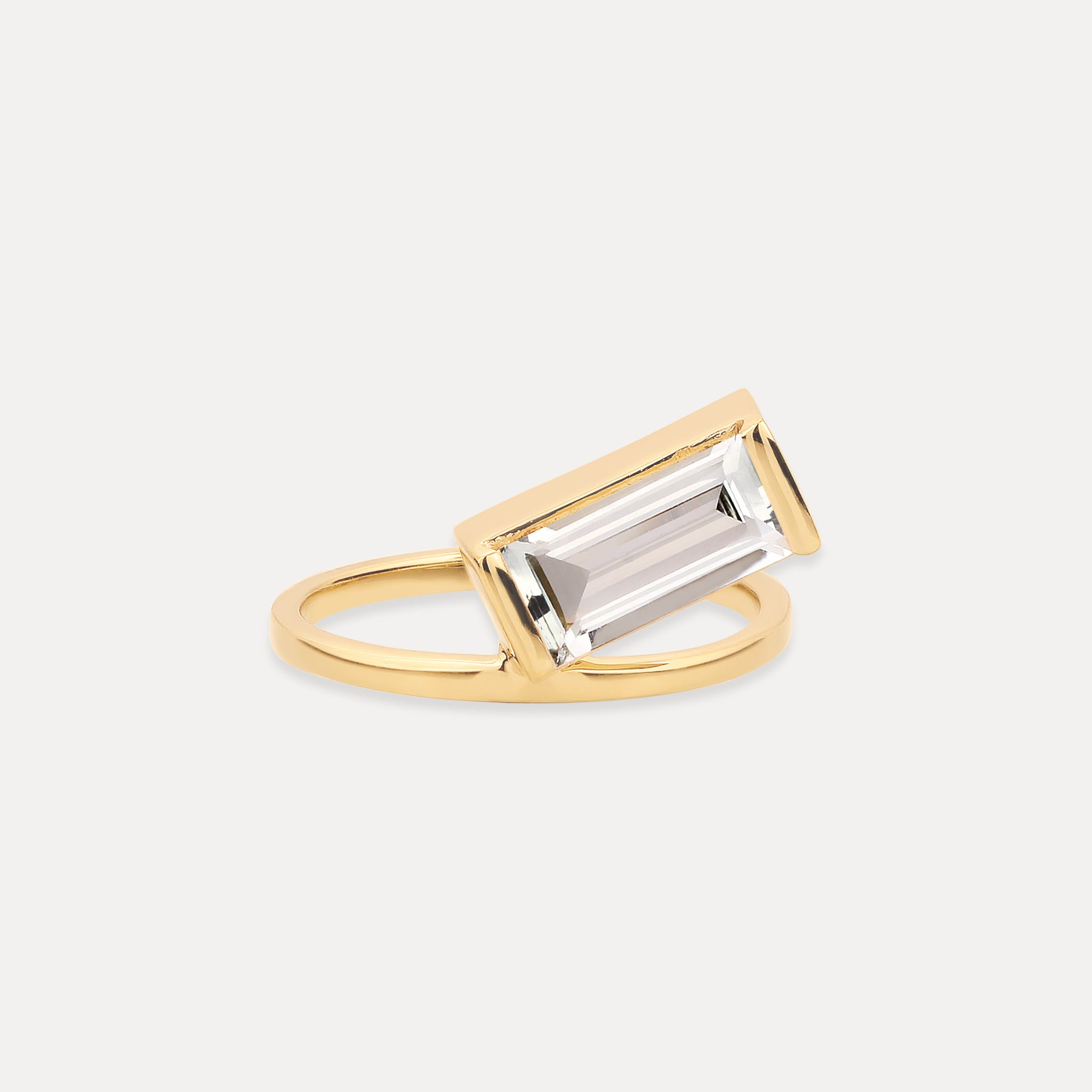 Beryl Balance Baguette Ring