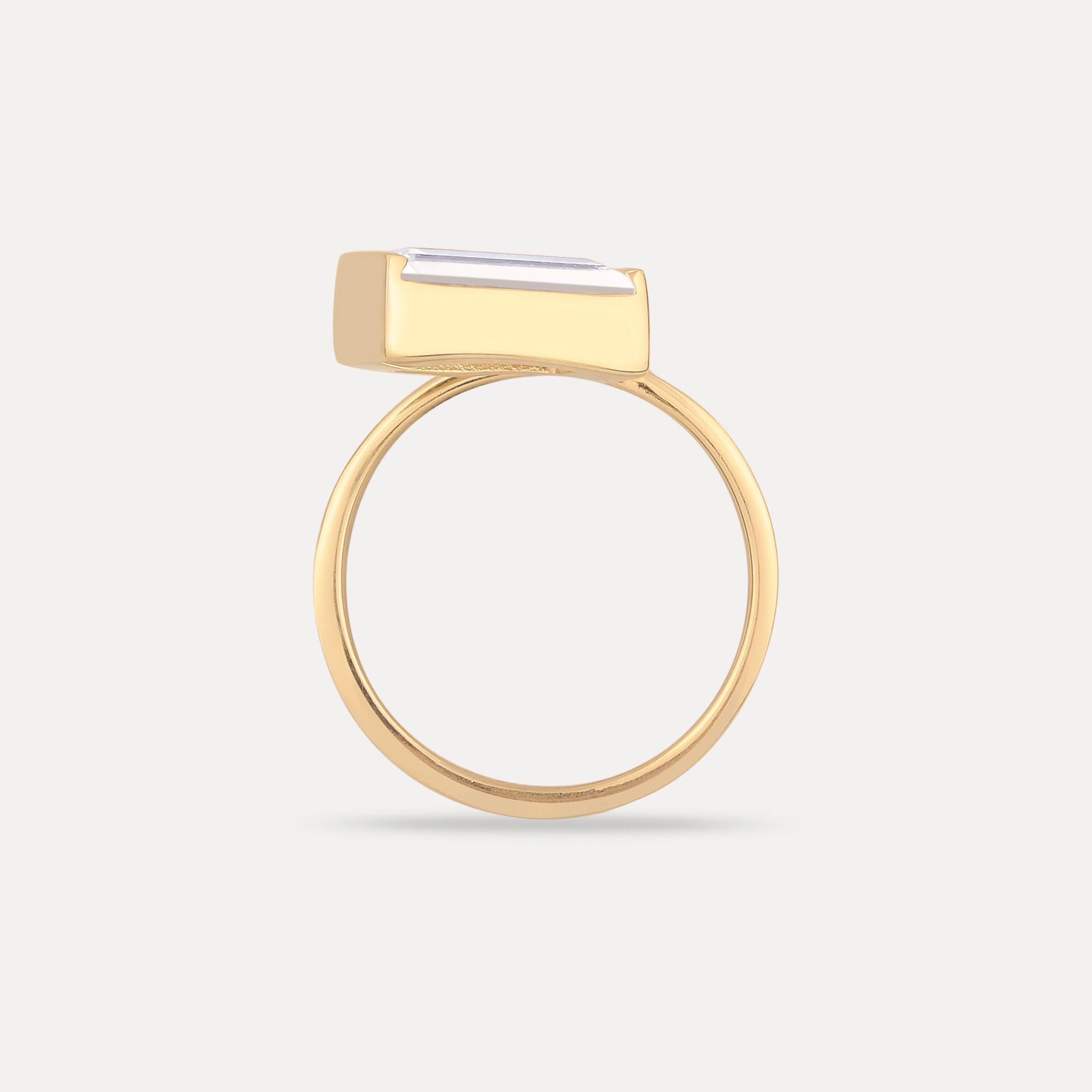 Beryl Balance Baguette Ring