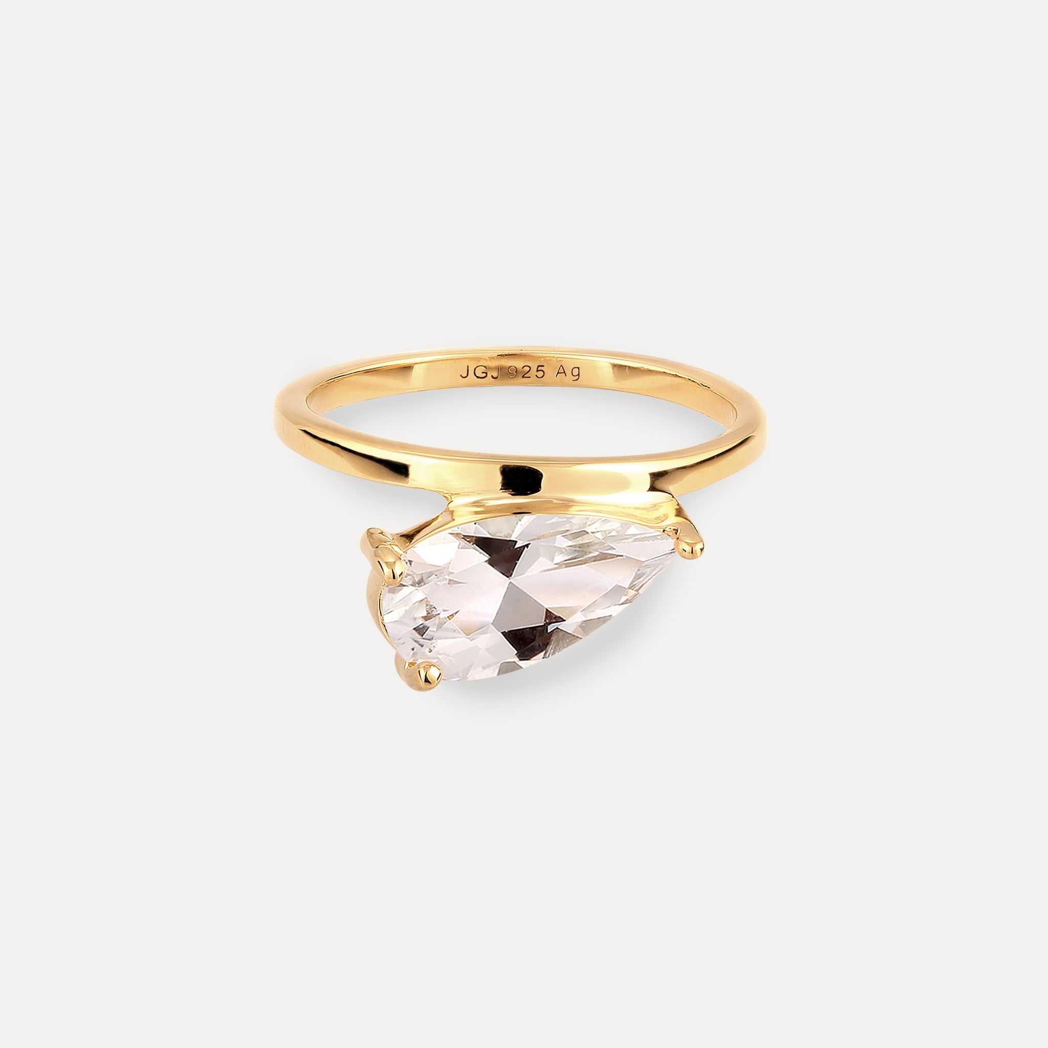 Beryl Balance Drop Ring