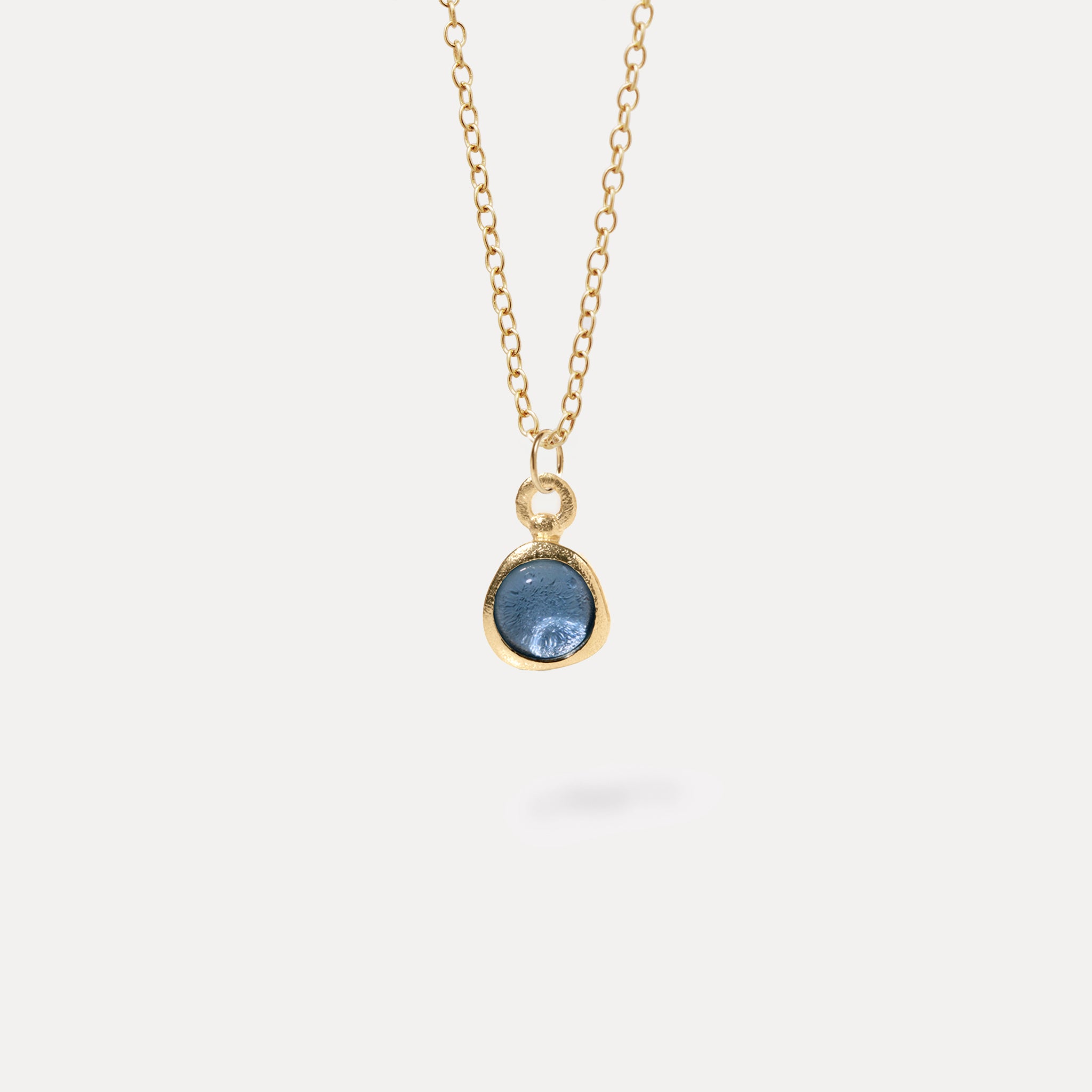 Zodiac Birthstone Necklace | 14k Gold