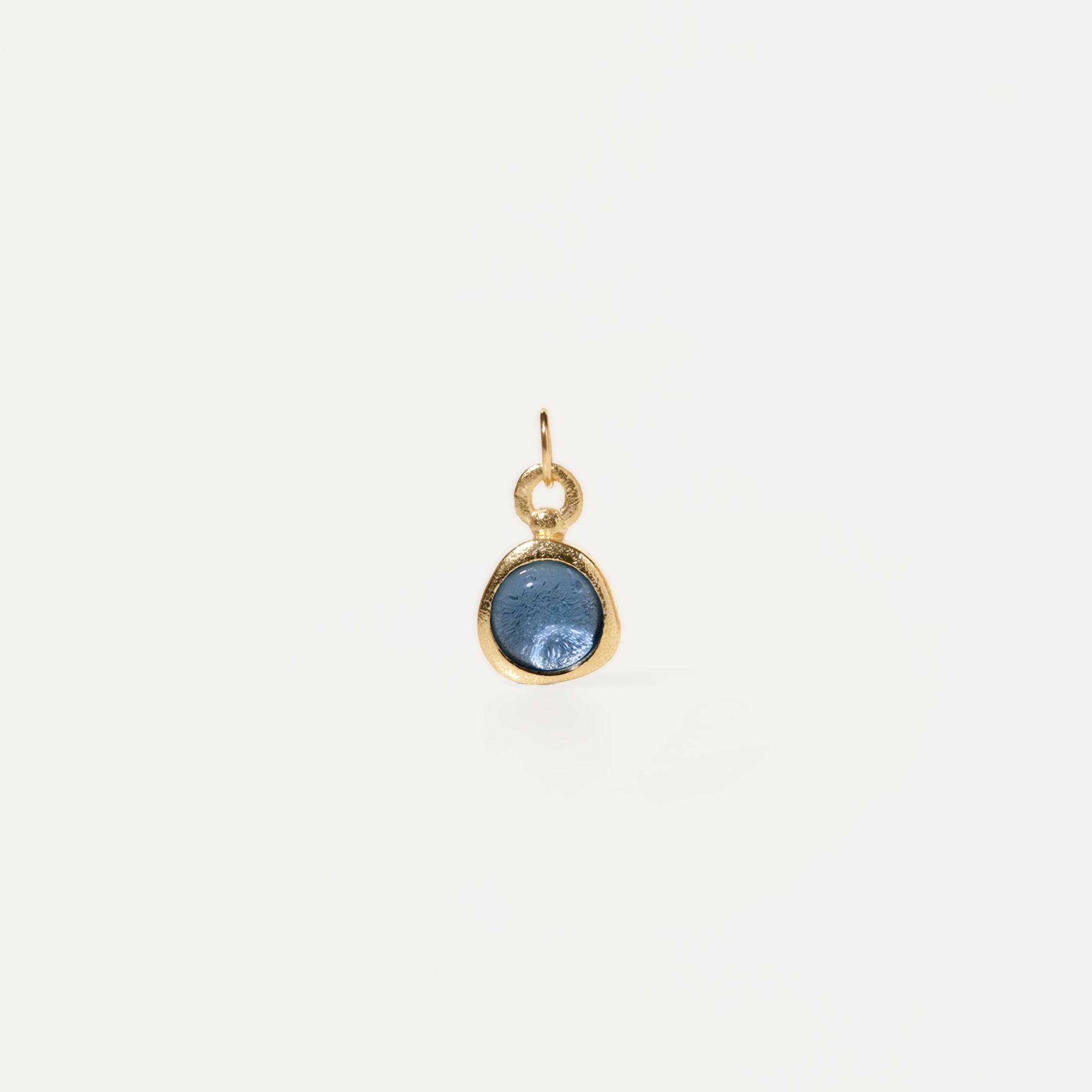 Zodiac Birthstone Pendant | 14k Gold
