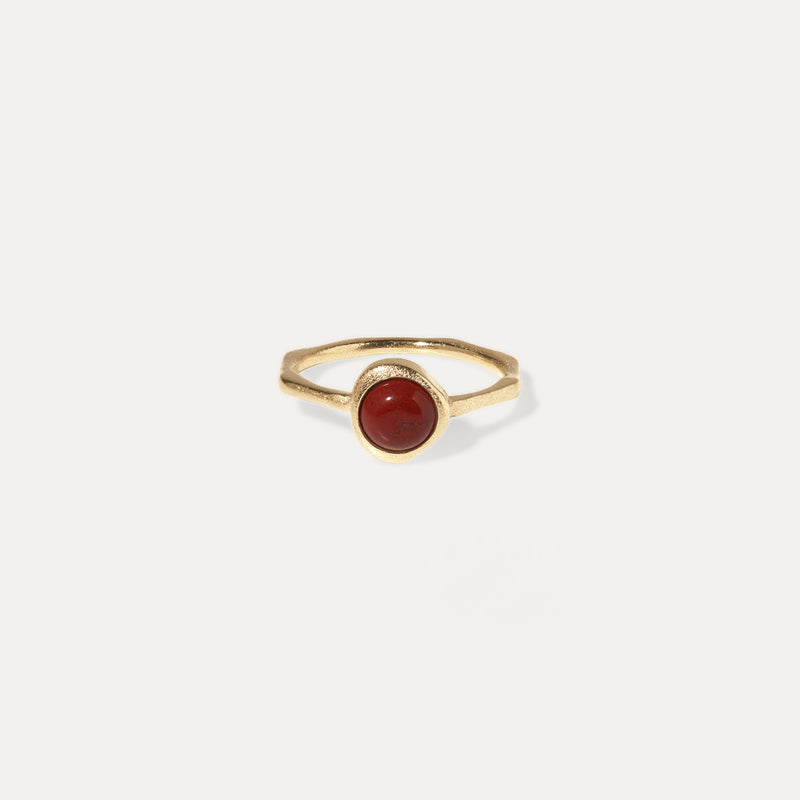 Zodiac Birthstone Ring 14k Solid Gold