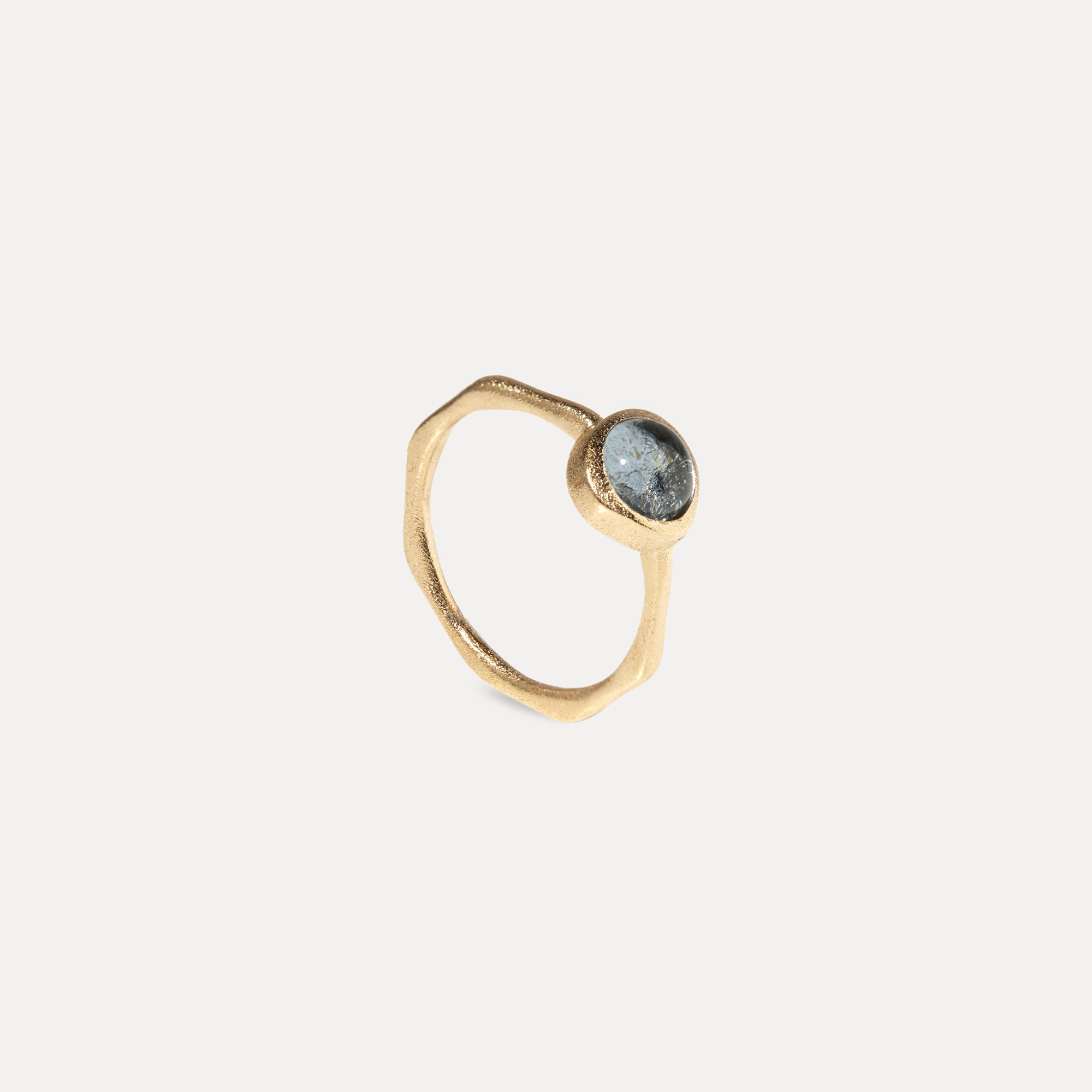 Zodiac Birthstone Ring 14k Solid Gold