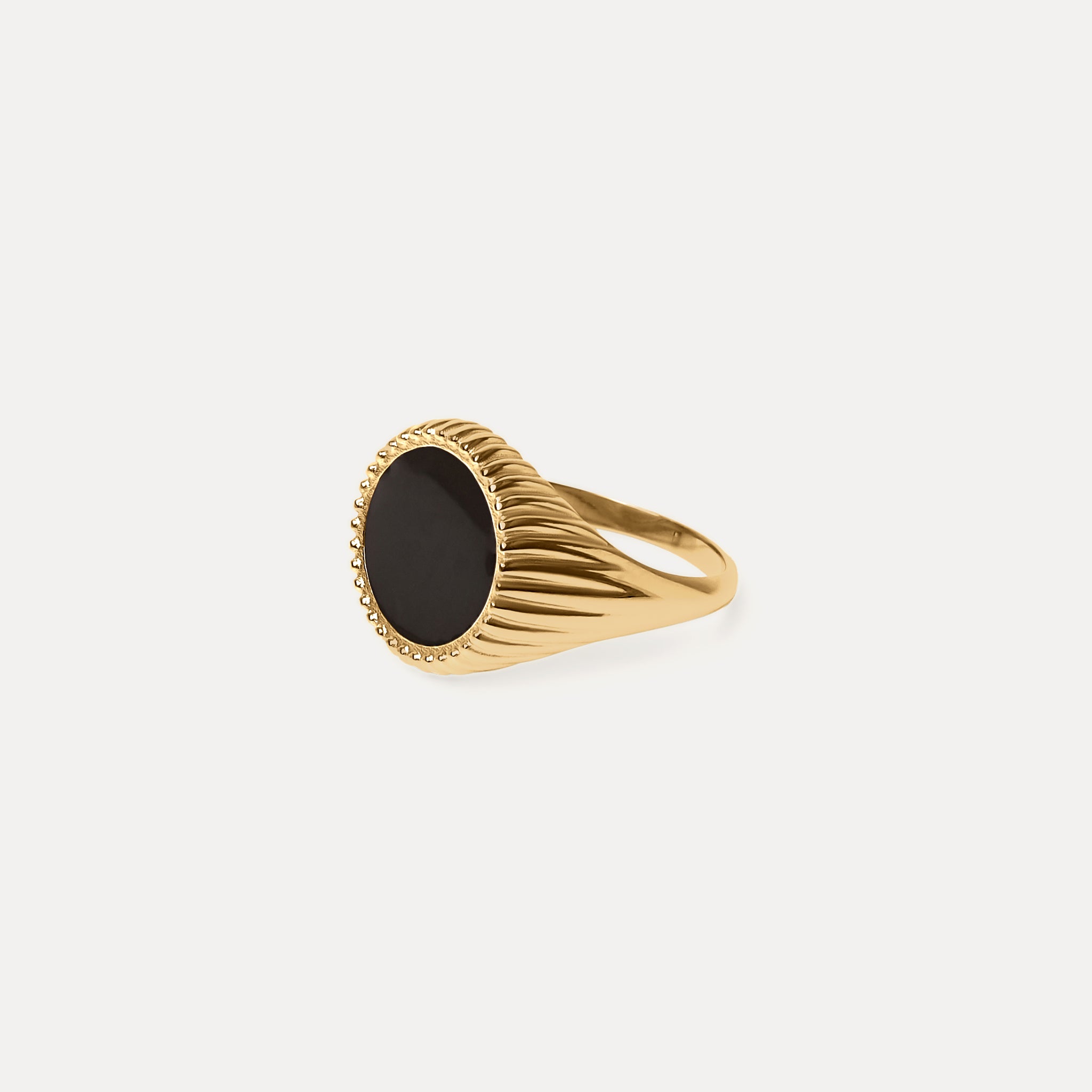 Solar Spritz Cocktail Ring Schwarz