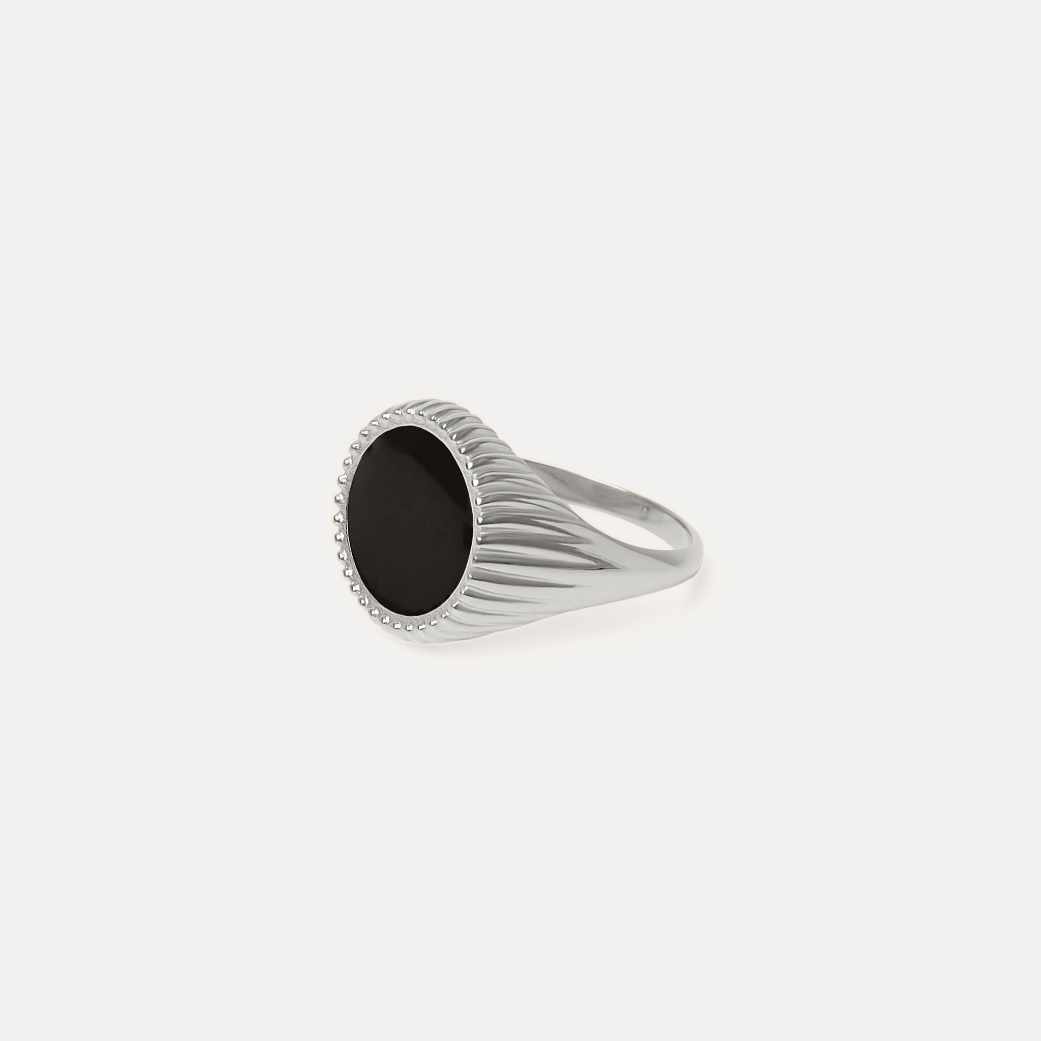 Solar Spritz Cocktail Ring Schwarz