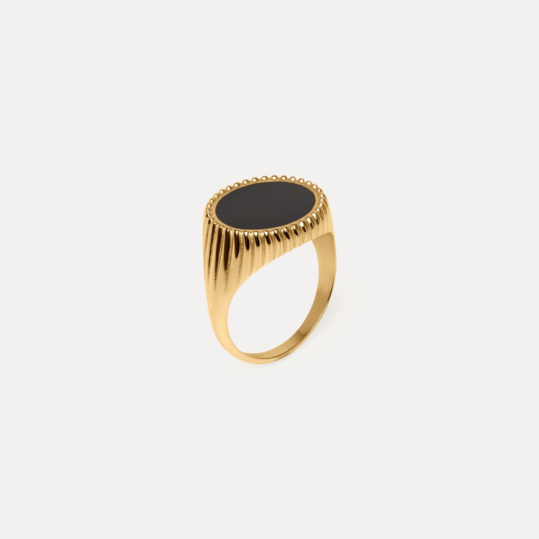 Solar Spritz Cocktail Ring Schwarz