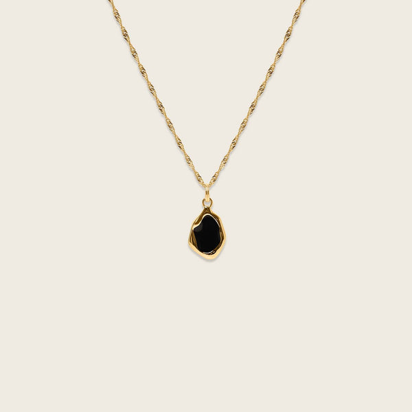 Oyster Necklace Black