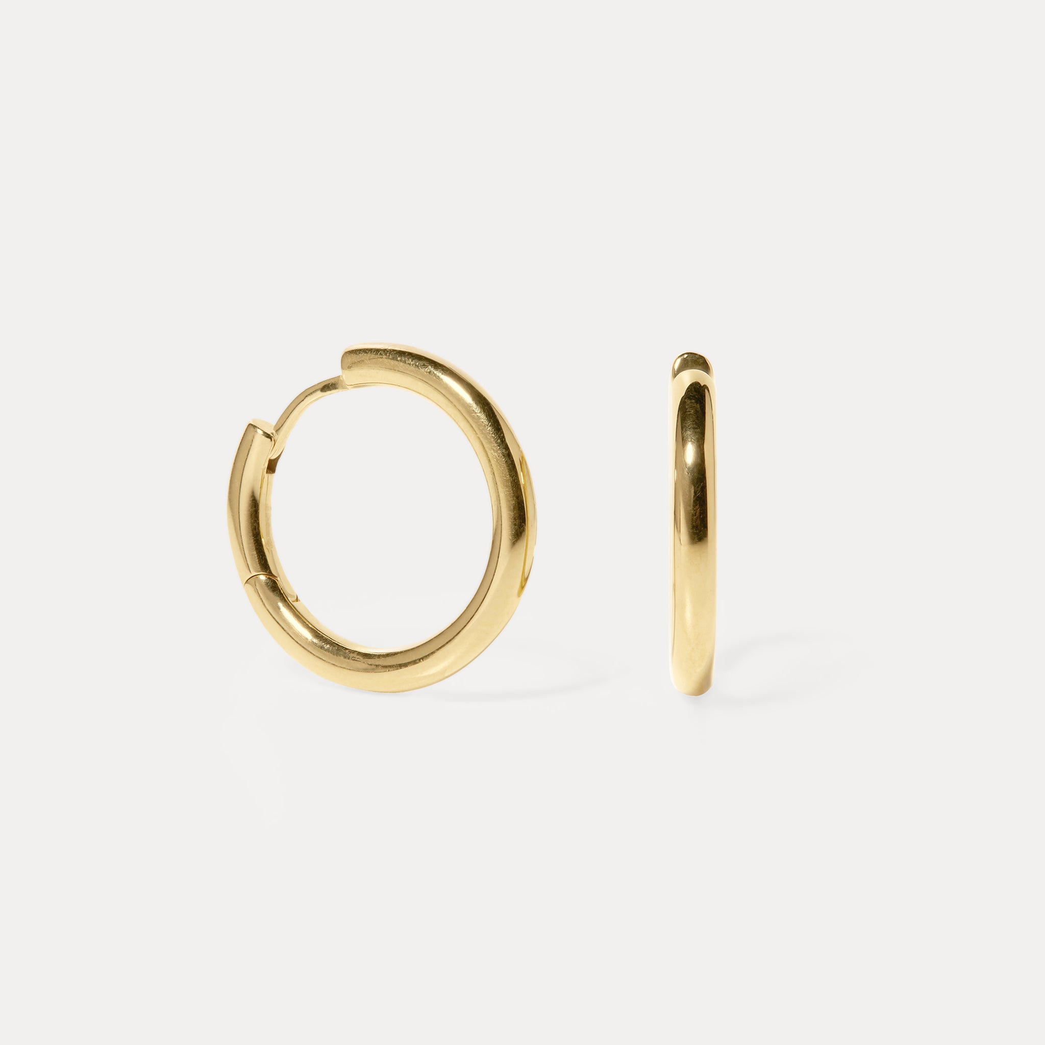 Bold Hoops 14k Solid Gold