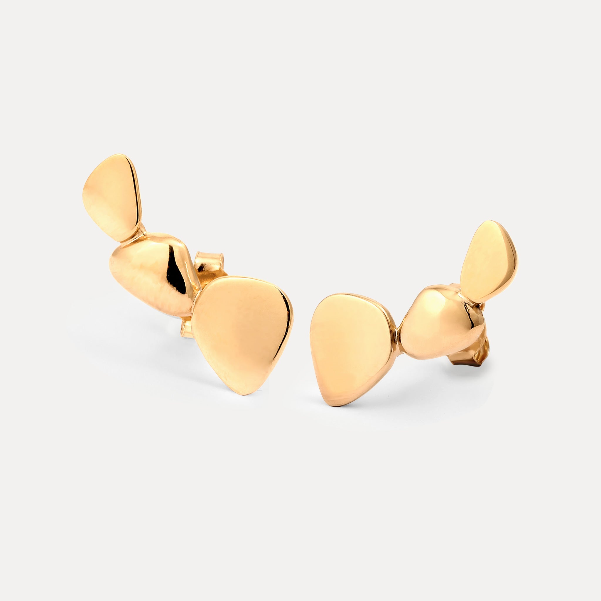 Canyon Ear Climbers Ohrringe | 14k Gold