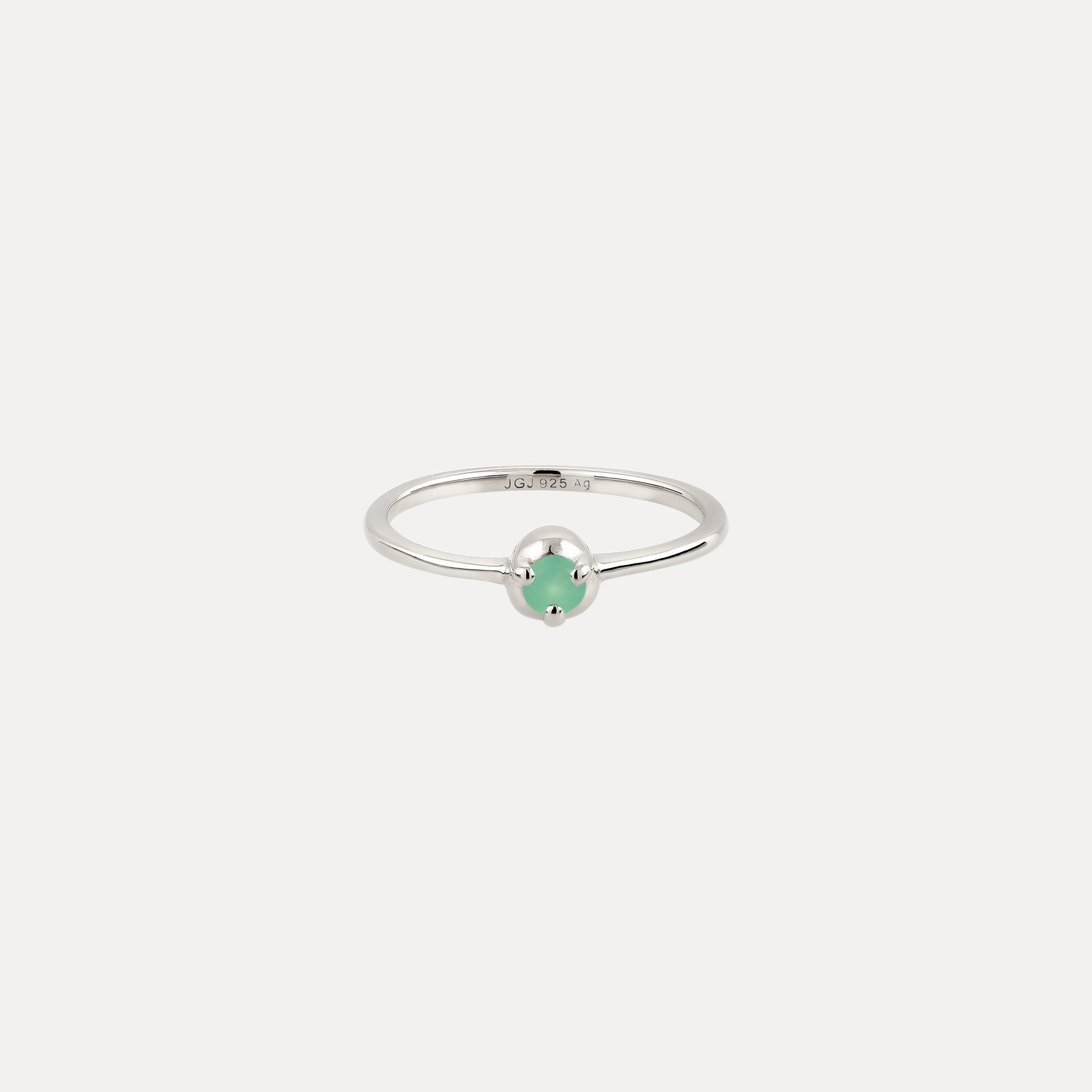 Mini Birthstone Ring 925 Silver