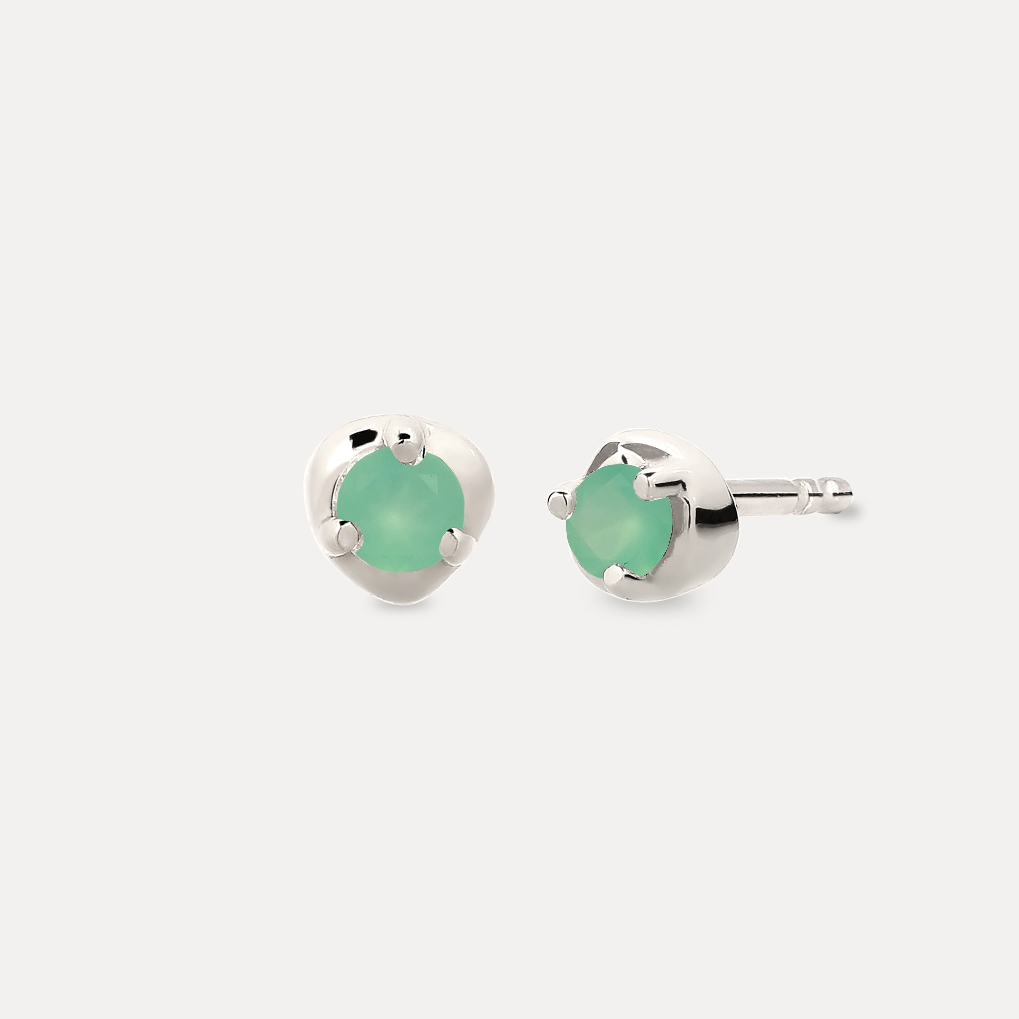 Mini Birthstone Stud Earrings