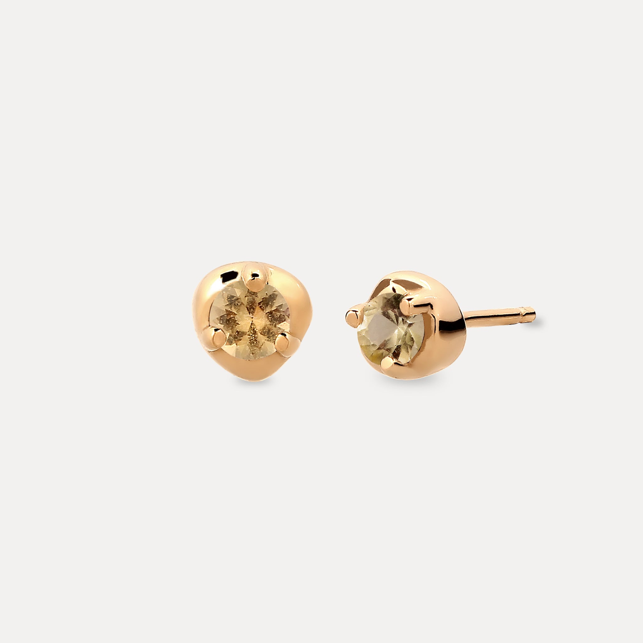 Mini Birthstone Stud Earrings