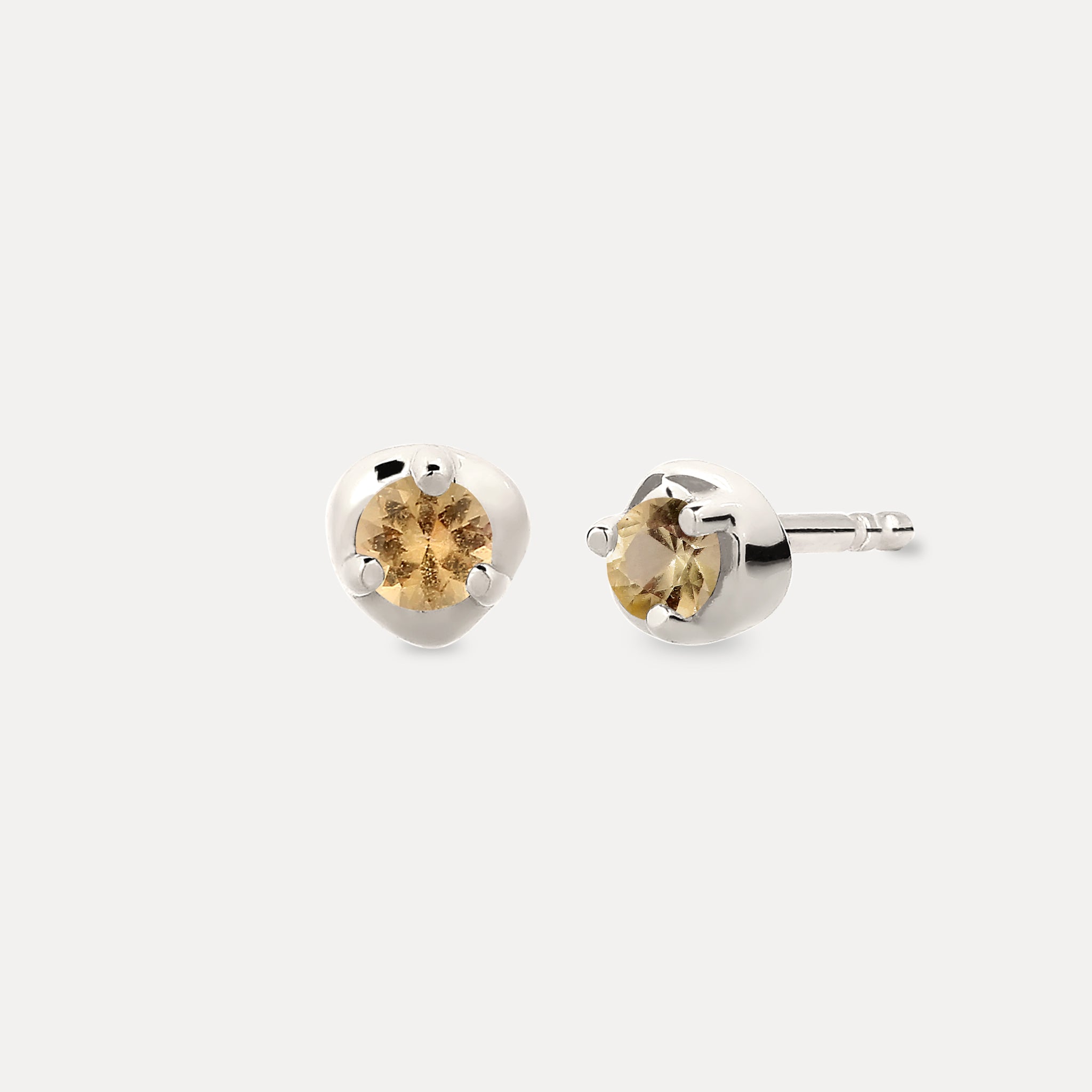 Mini Birthstone Stud Earrings