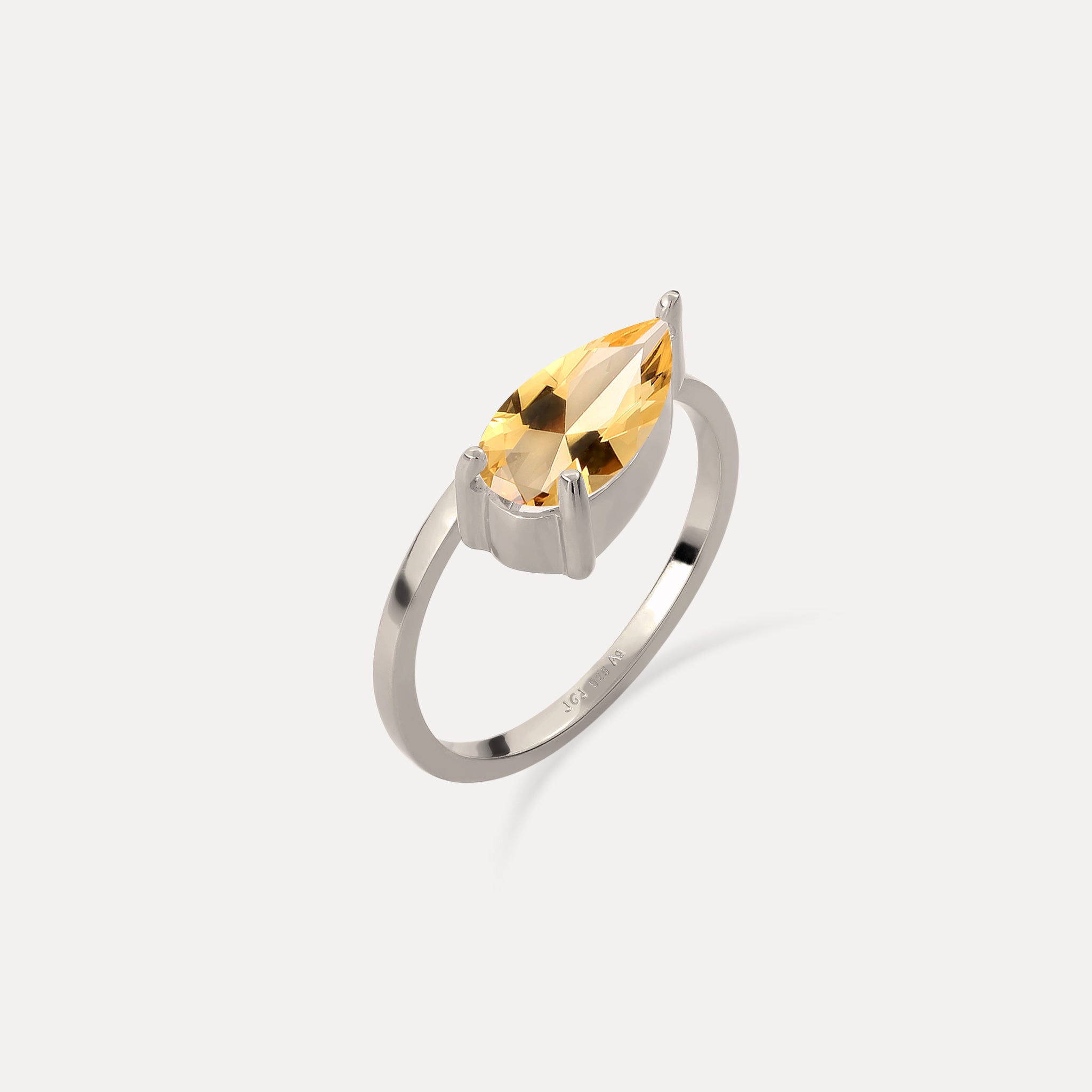 Citrine Balance Drop Ring