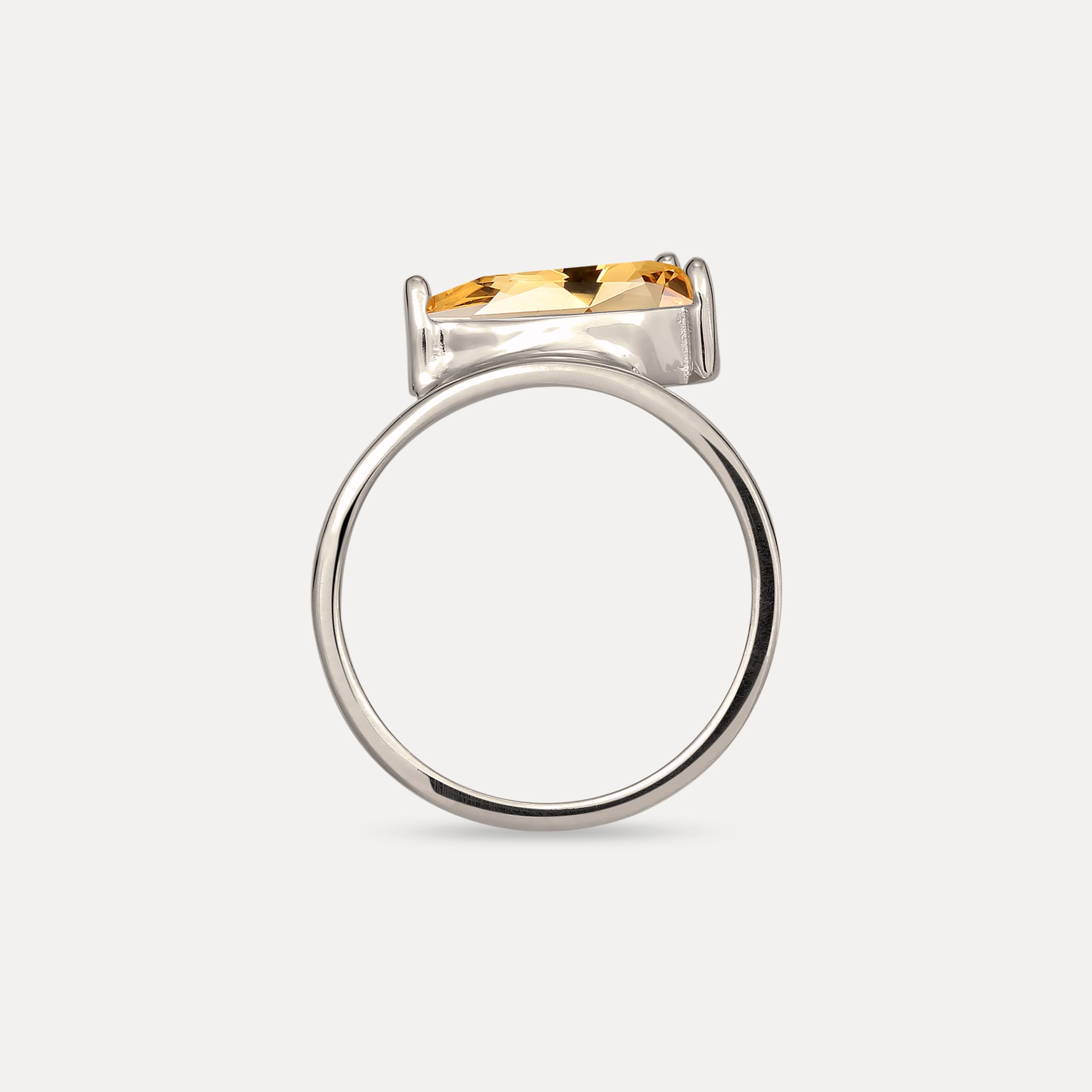 Citrine Balance Drop Ring