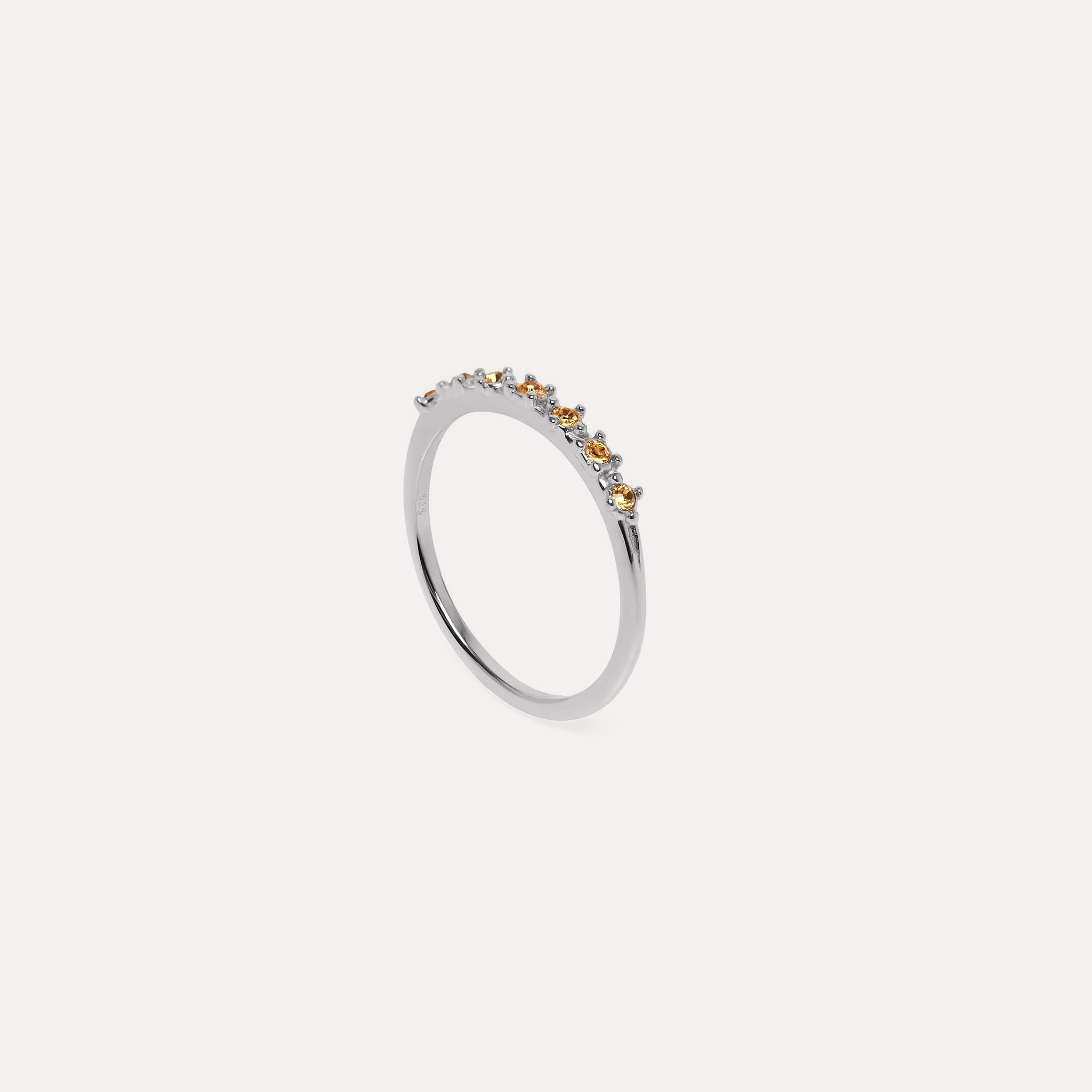 Color Delight Ring Dark Yellow Crystals