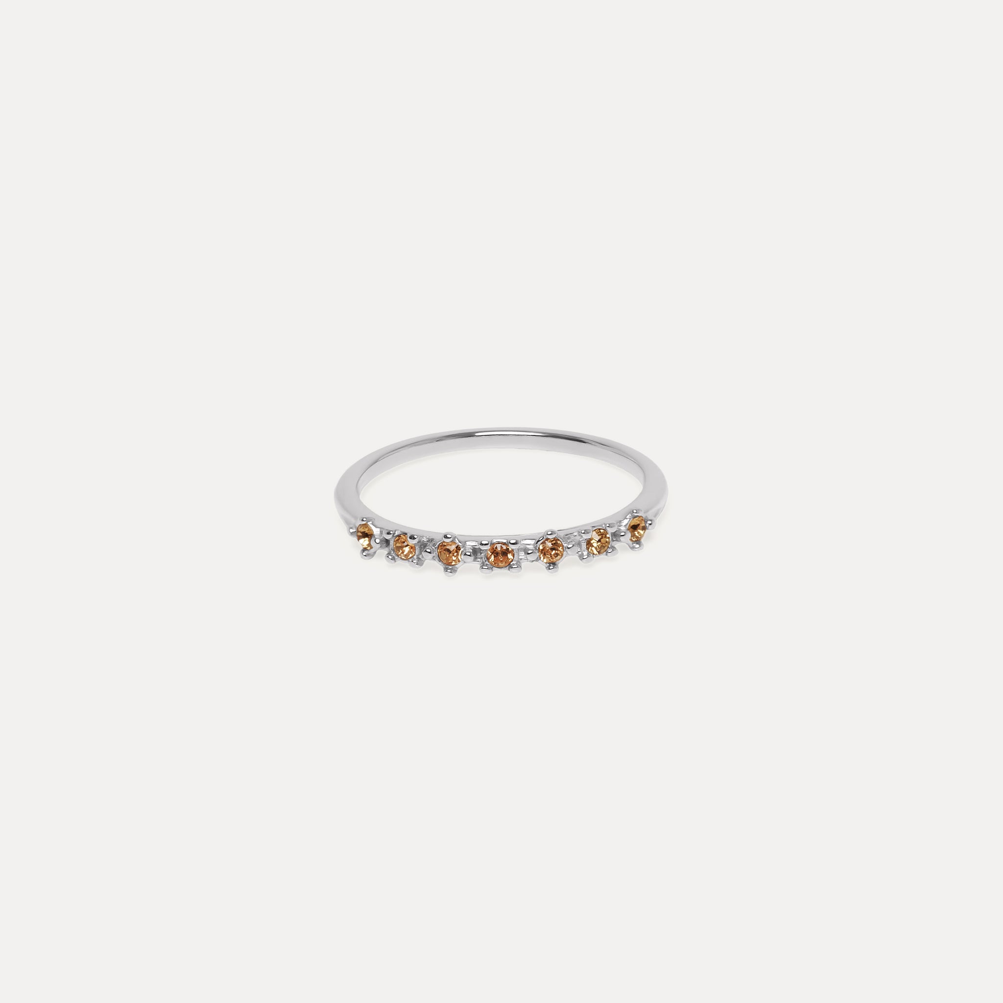 Color Delight Ring Dark Yellow Crystals