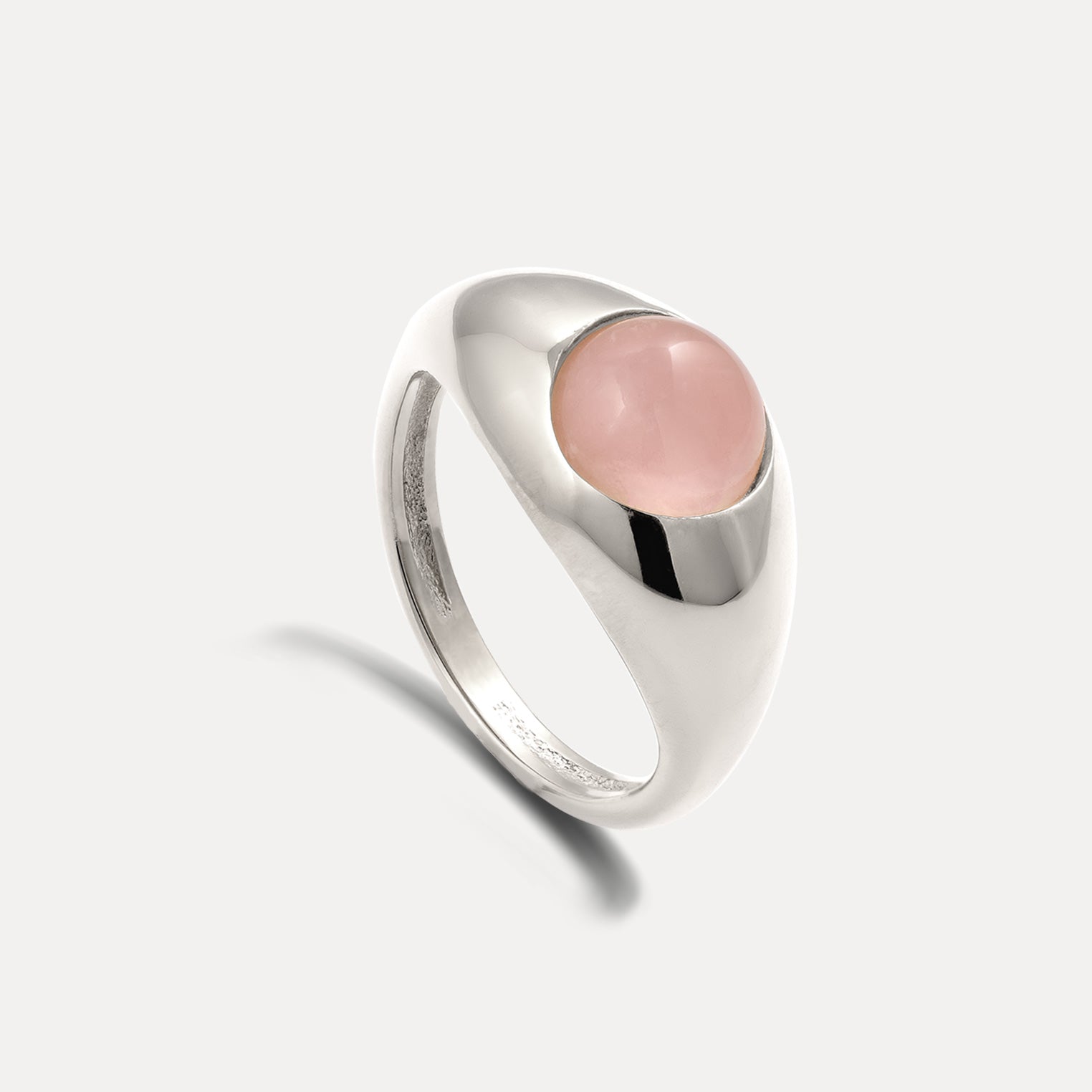 Rose Quartz Eden Pea Ring