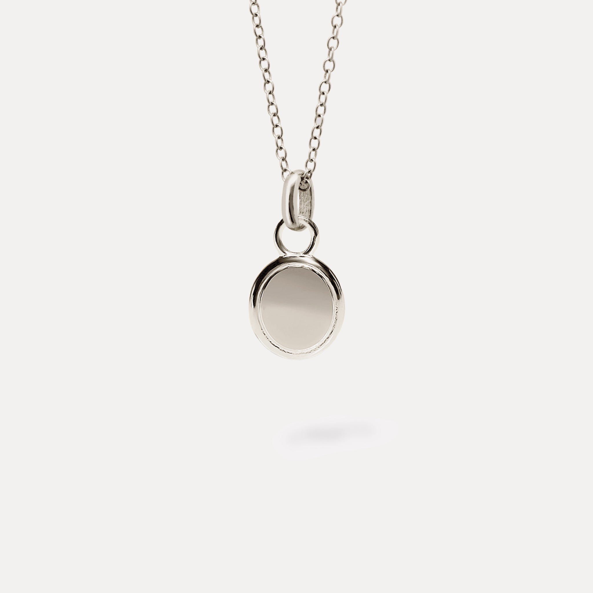 Engravable Emblem Necklace