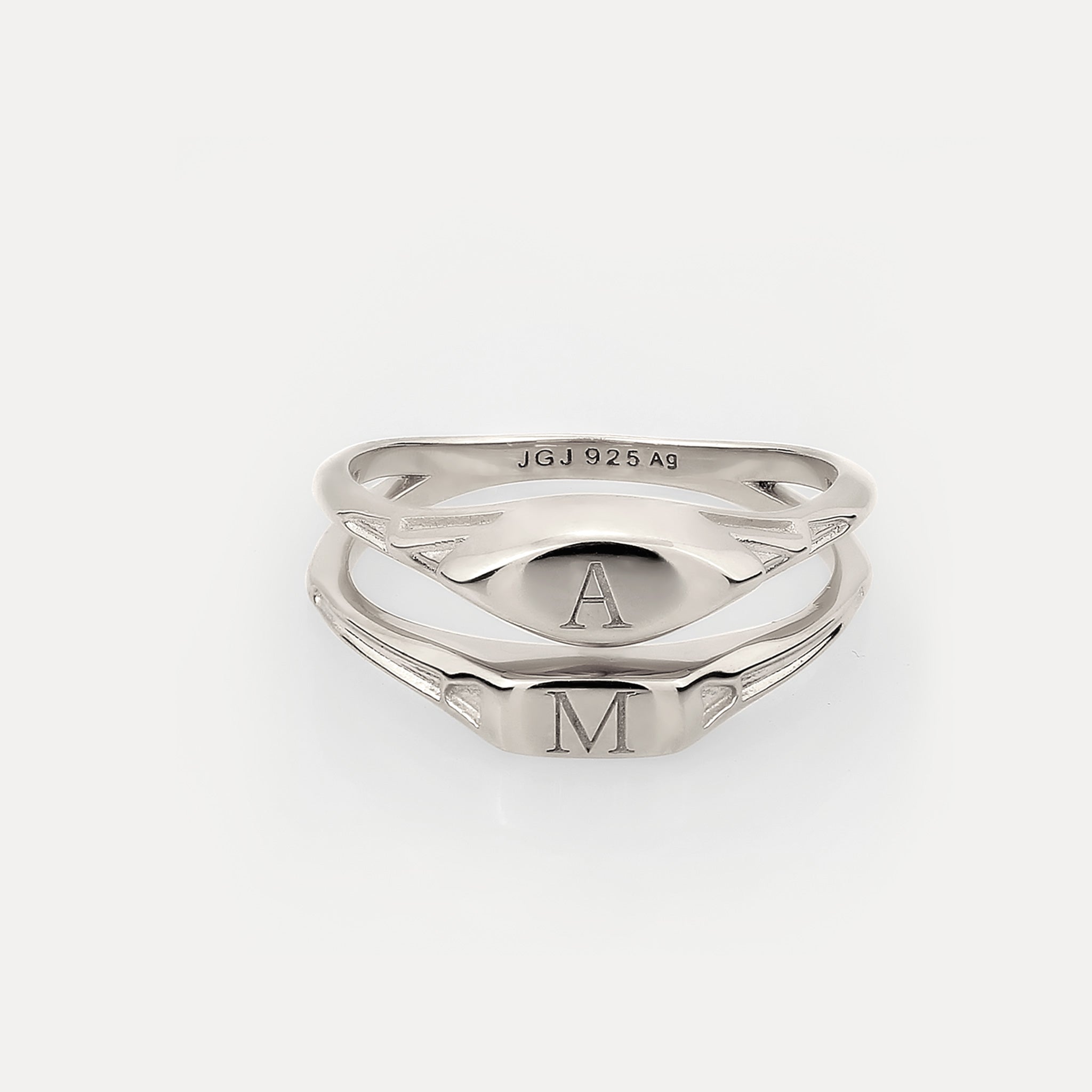 Engravable Double Ring