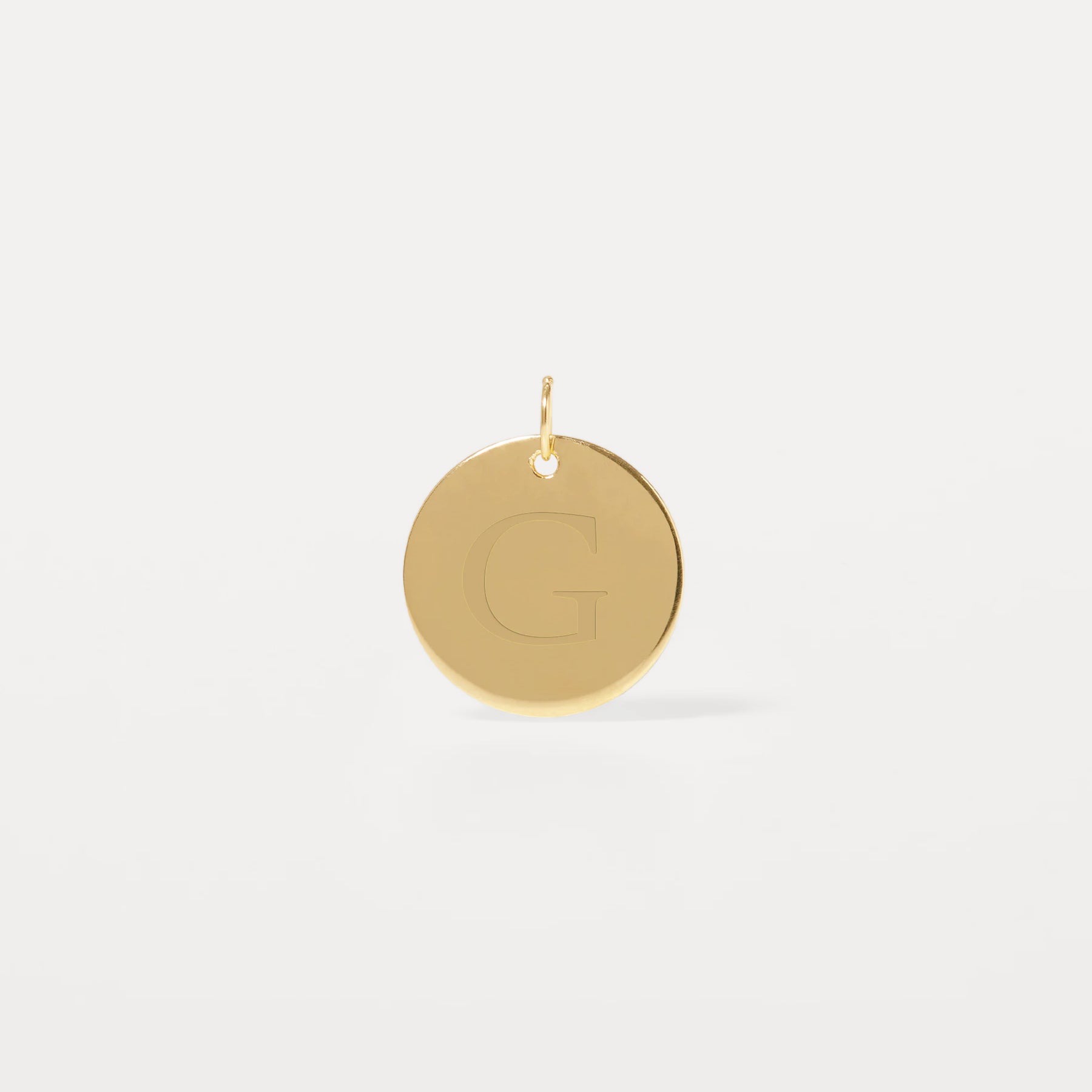 Engravable Plate Pendant | 14k Gold