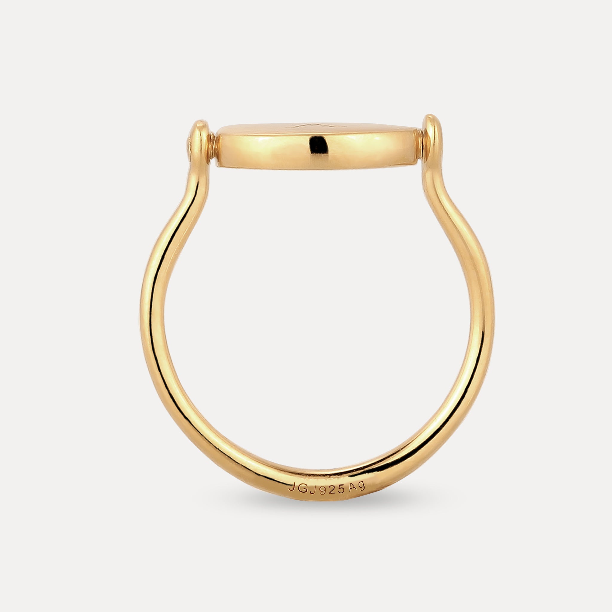 Supernova Engravable Flip Enamel Ring