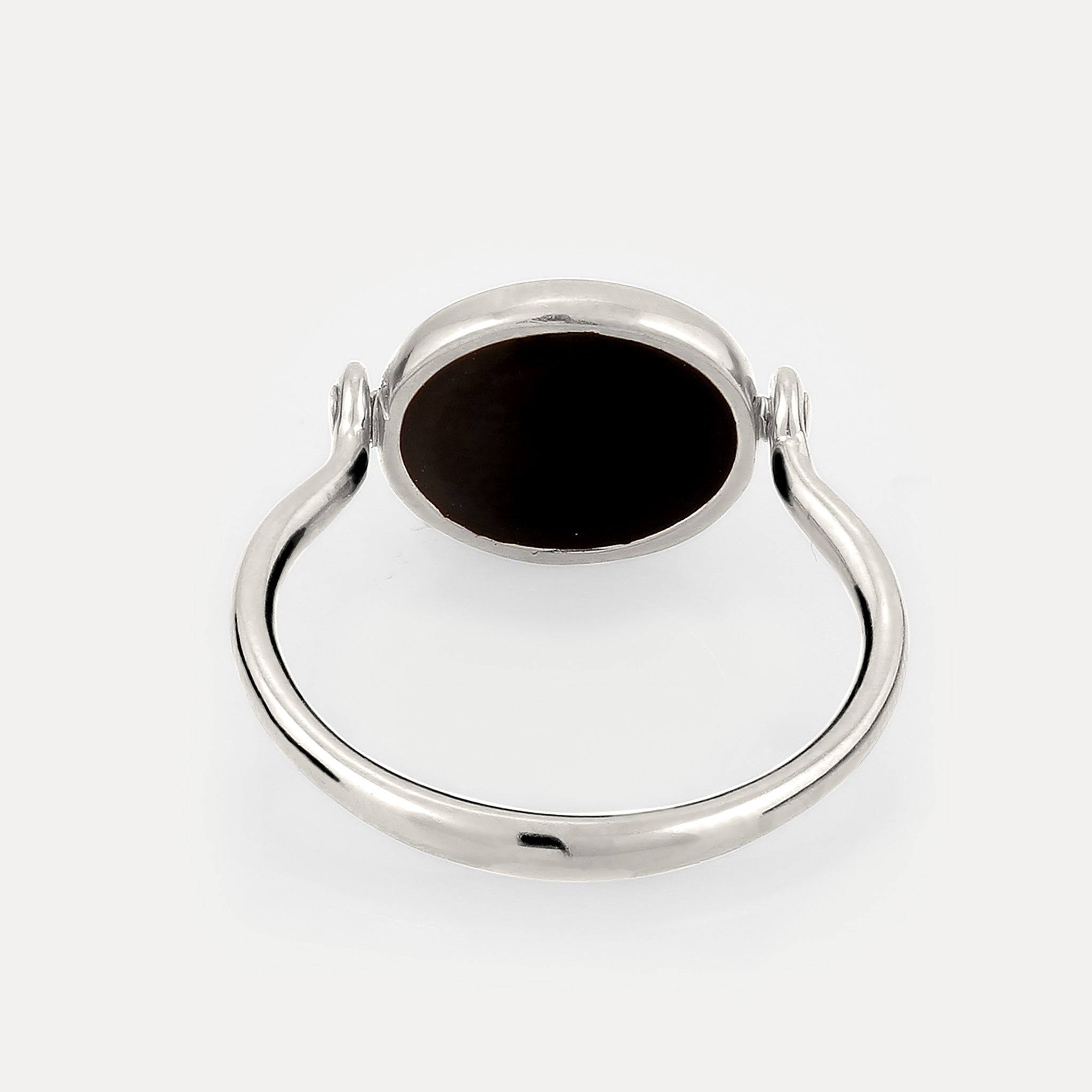 Supernova Engravable Flip Enamel Ring