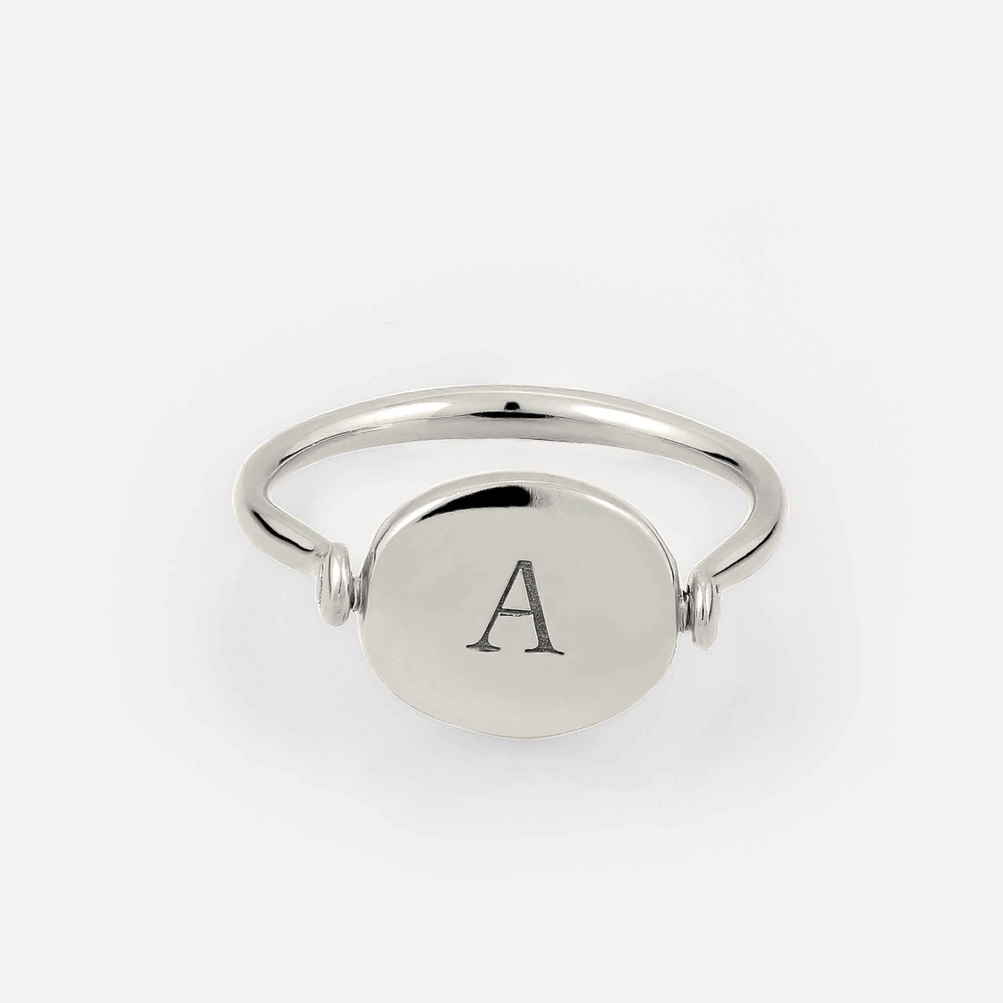 Supernova Engravable Flip Enamel Ring