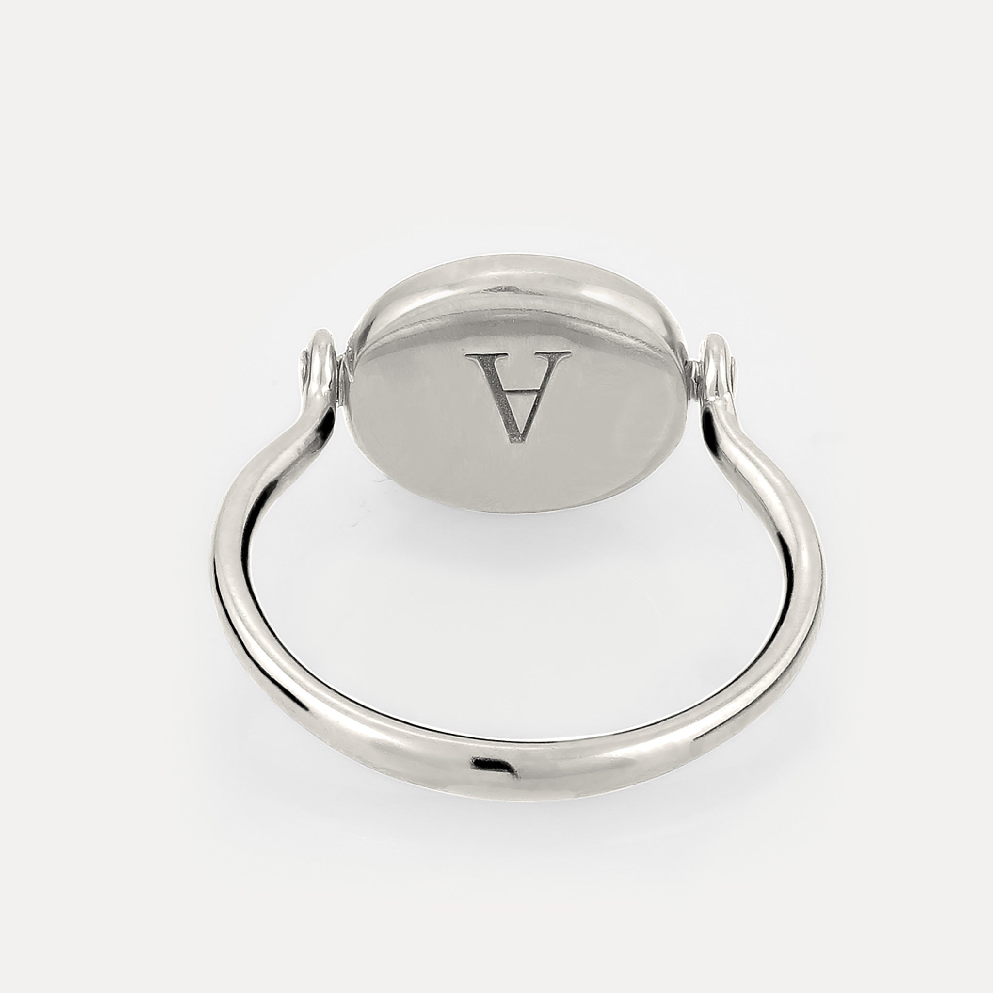 Supernova Engravable Flip Enamel Ring