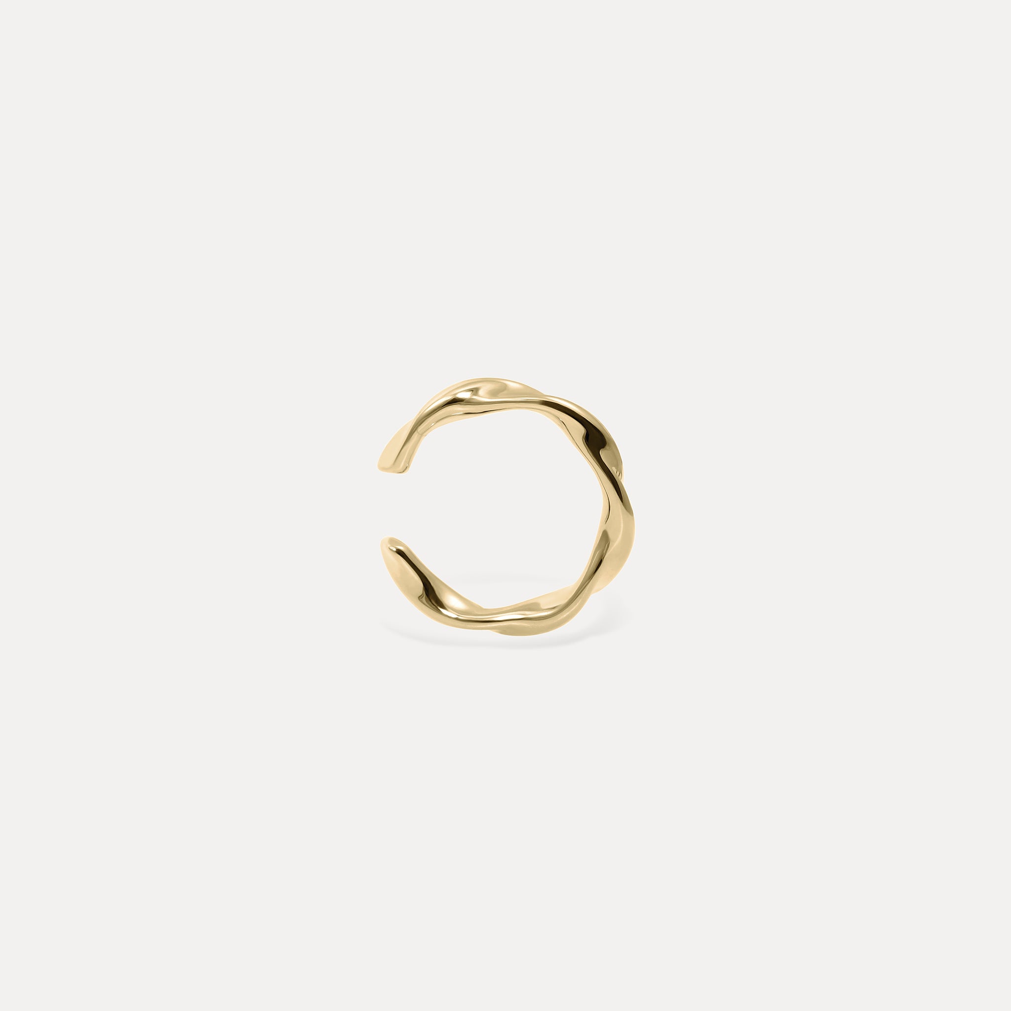 Flux Ear Cuff 14k Massivgold