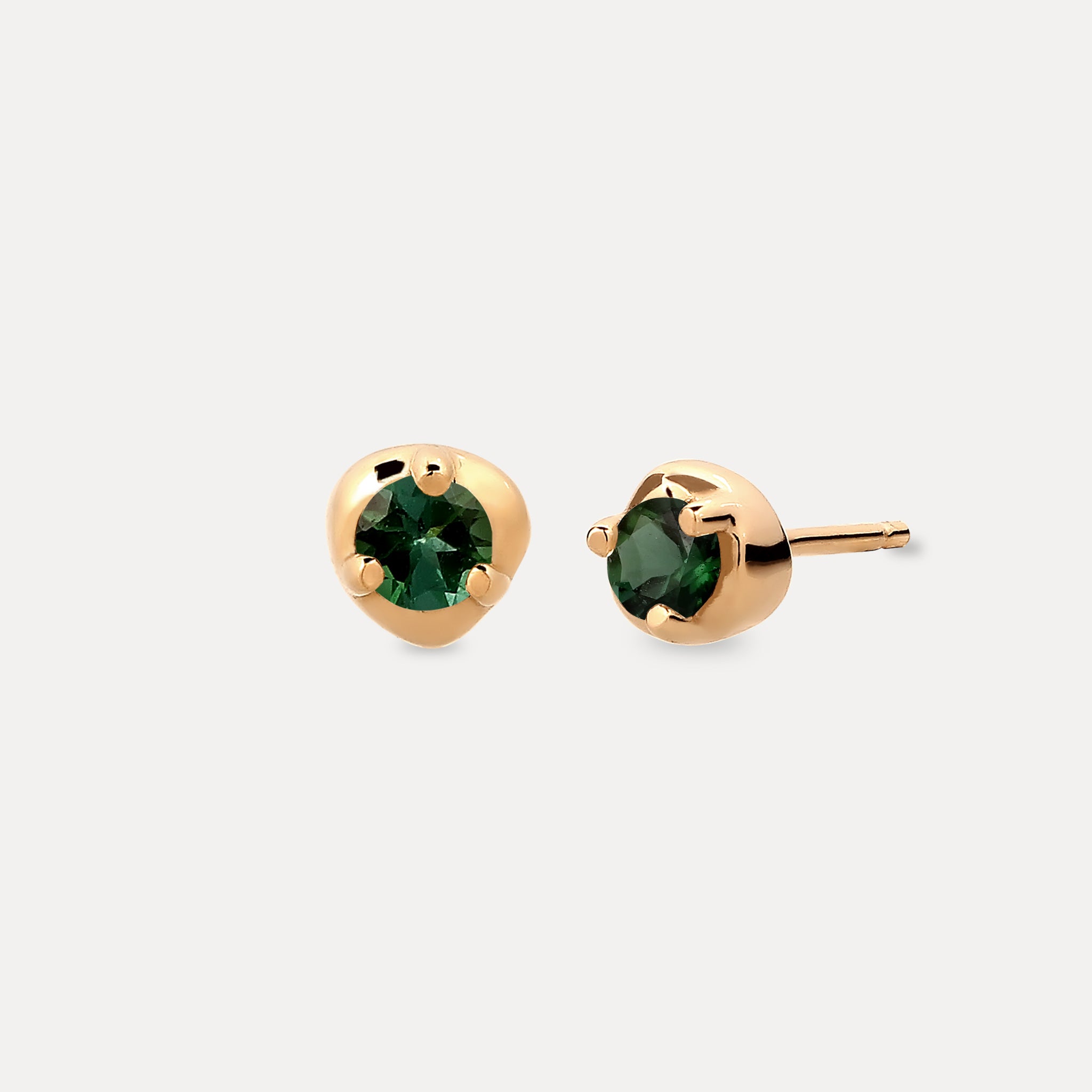 Mini Birthstone Stud Earrings