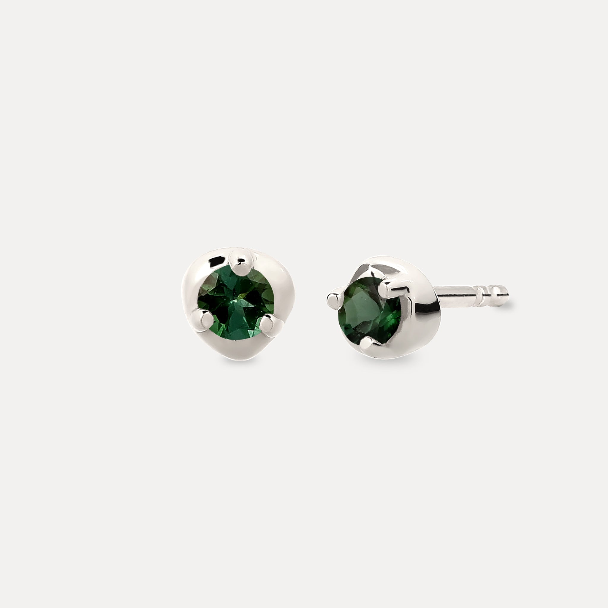 Mini Birthstone Stud Earrings