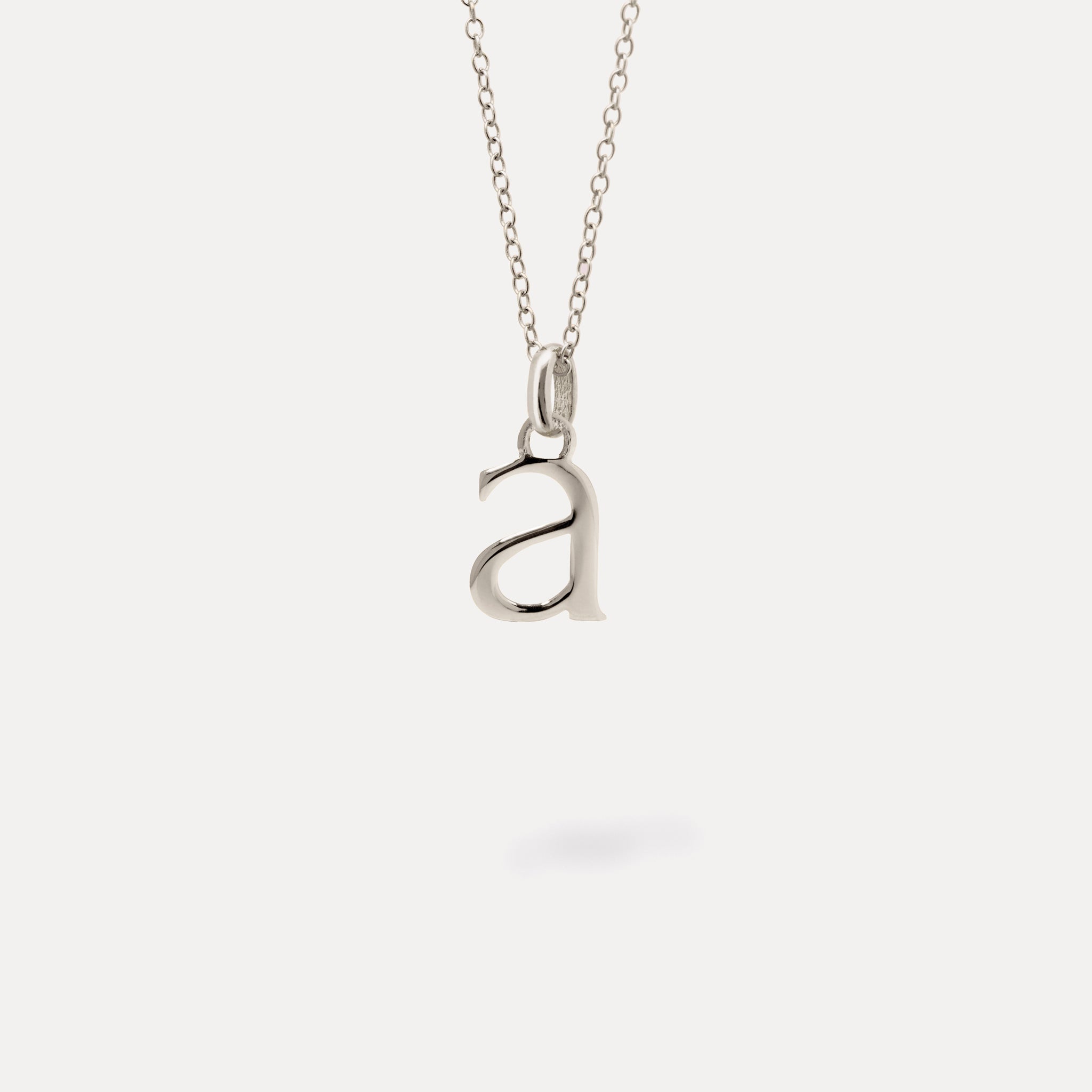 Initial with Anchor Chain 925 Silver