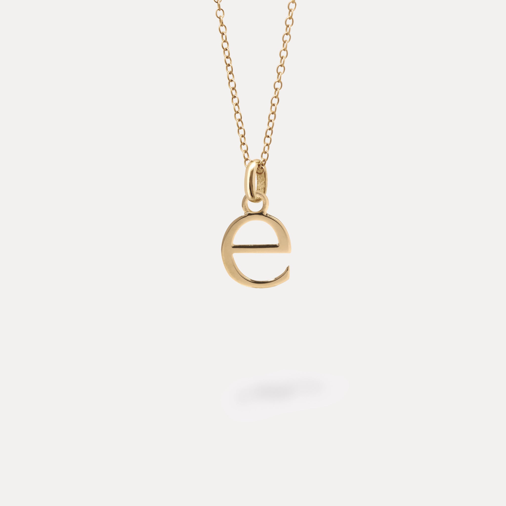 Initial with Anchor Chain | 14k Gold