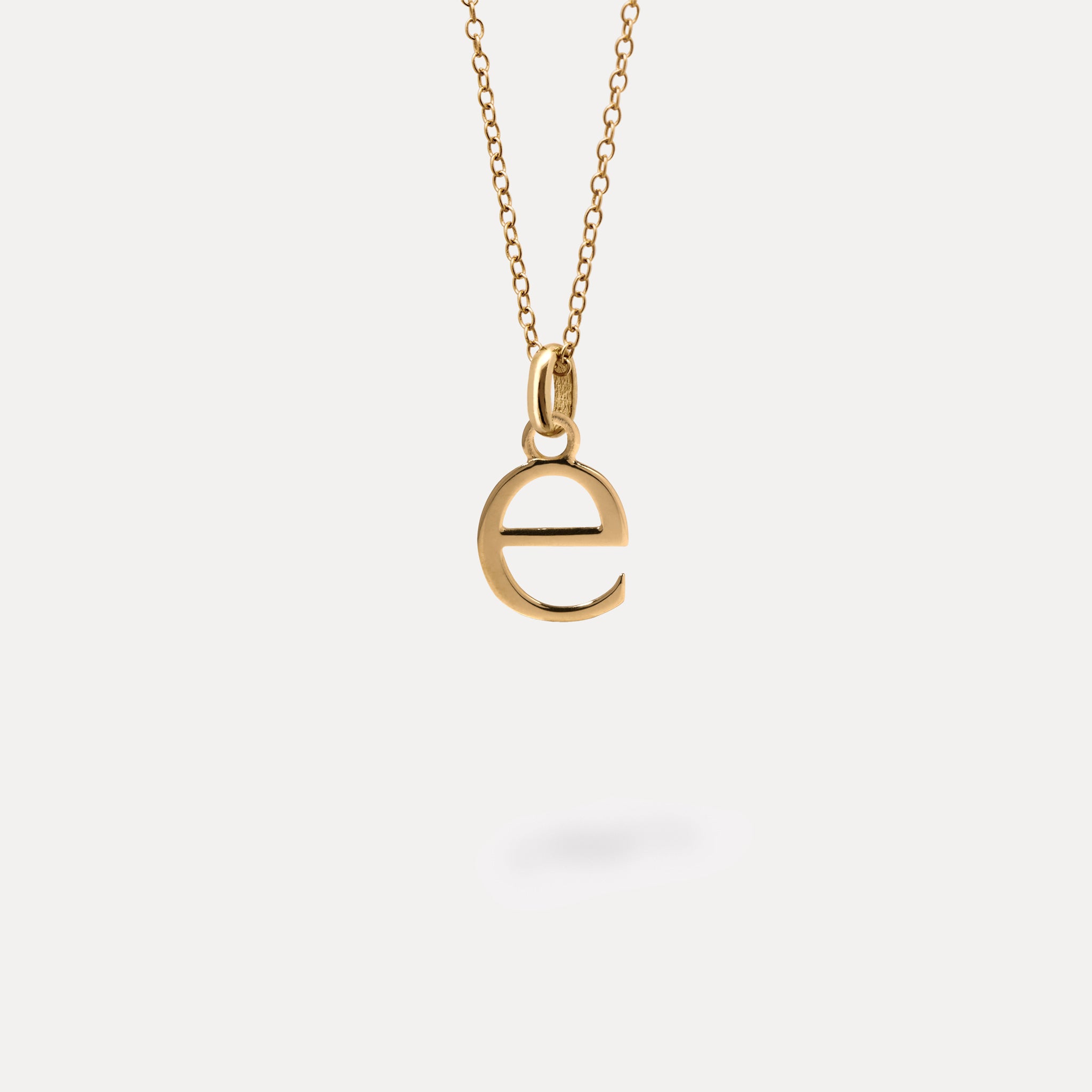 Initial with Anchor Chain 24k Gold Vermeil