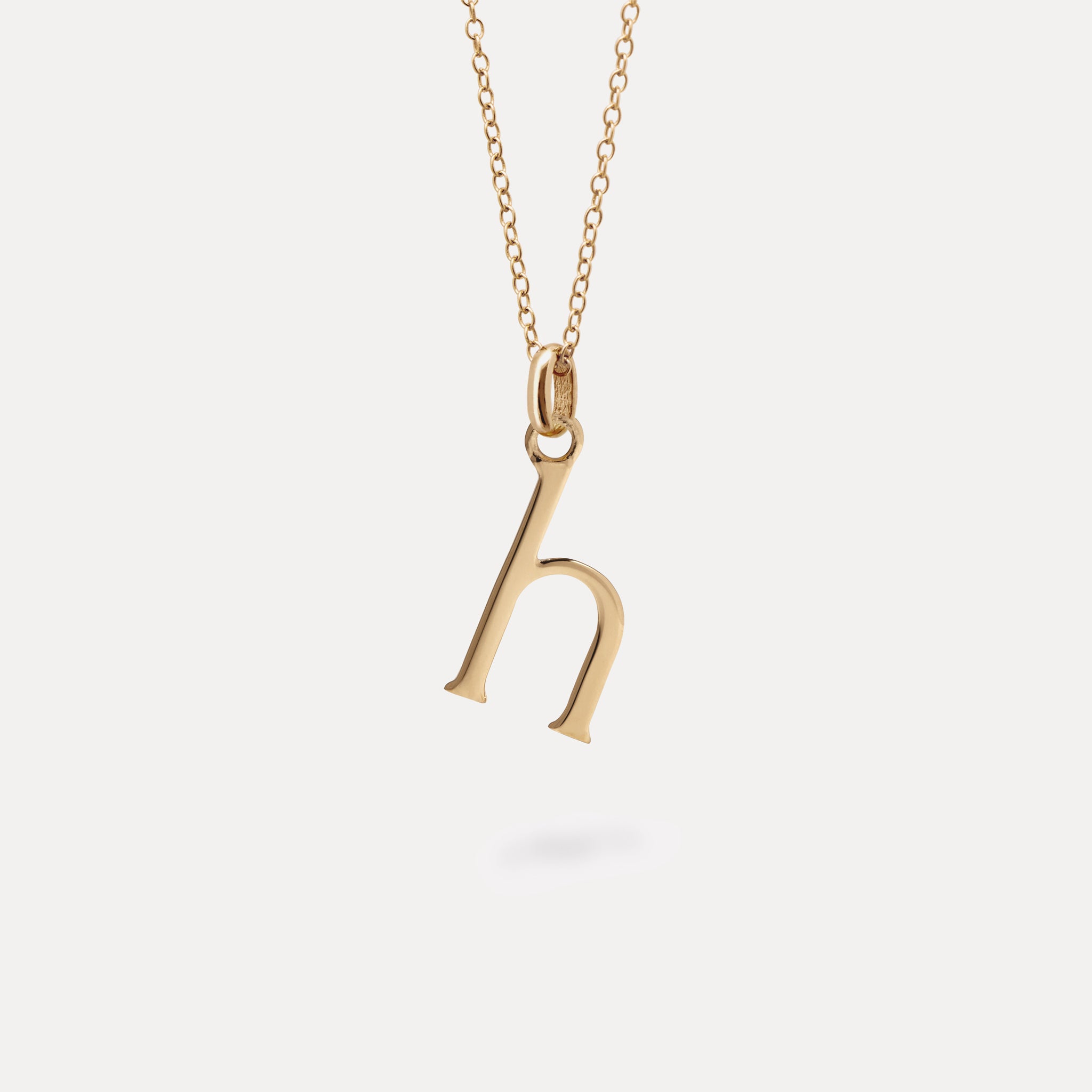 Initial with Anchor Chain | 14k Gold