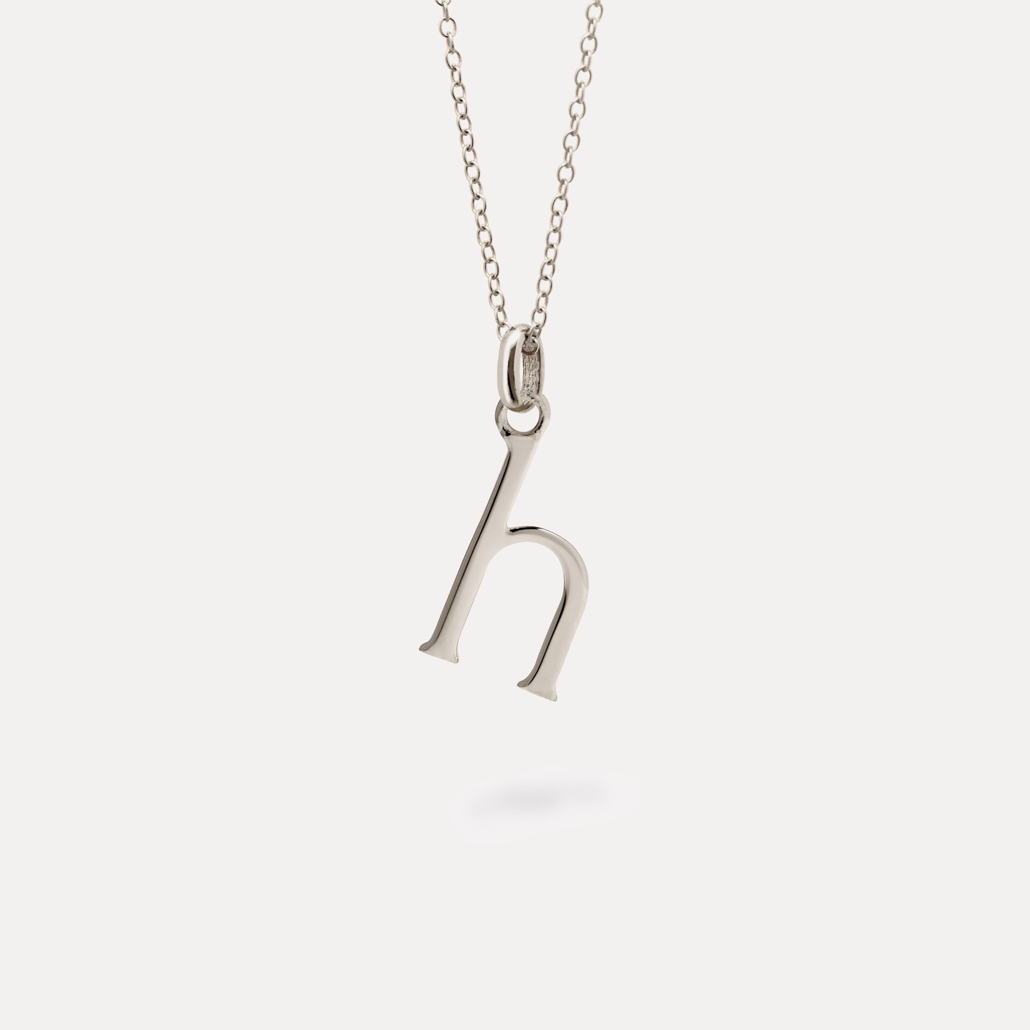 Initial with Anchor Chain 925 Silver