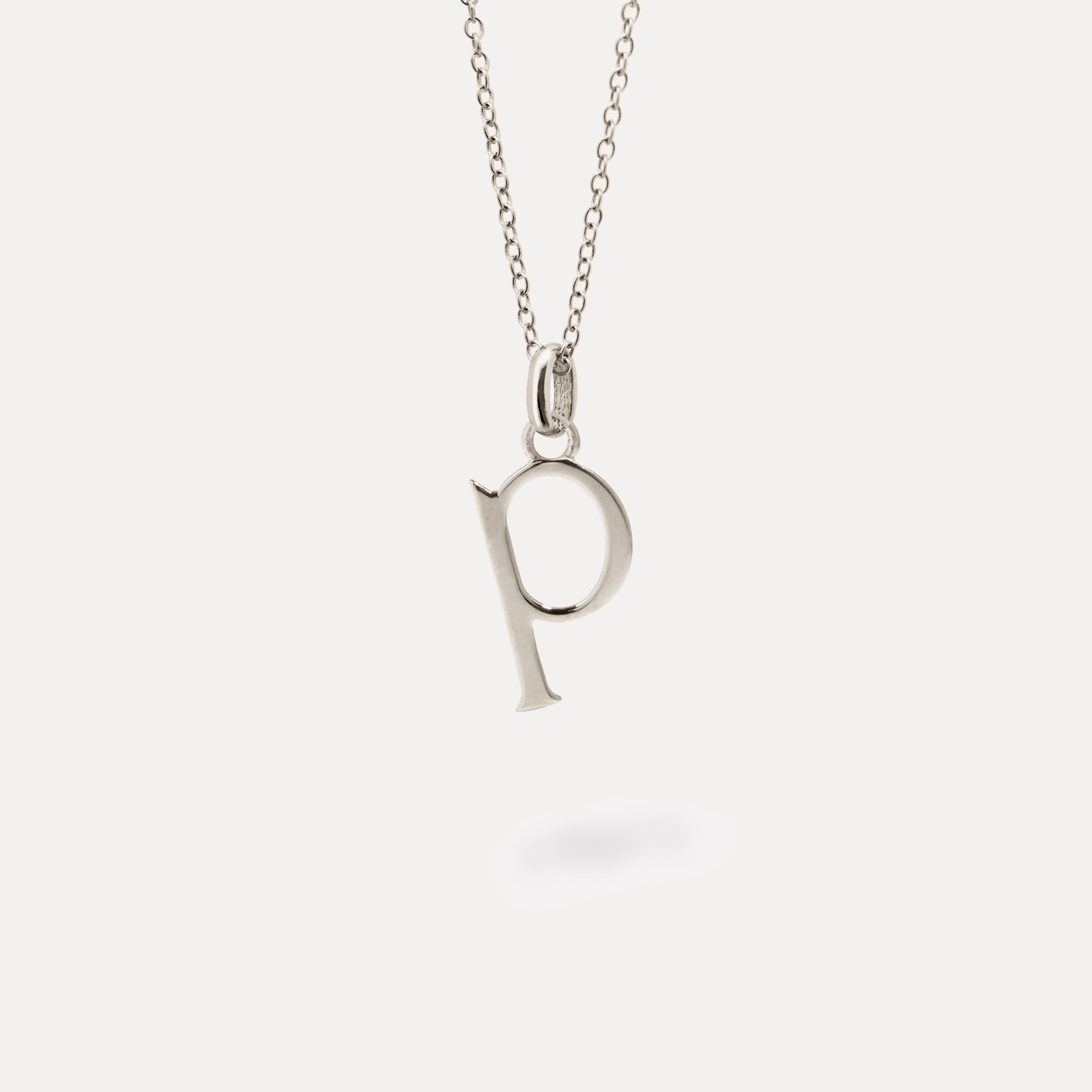 Initial with Anchor Chain 925 Silver