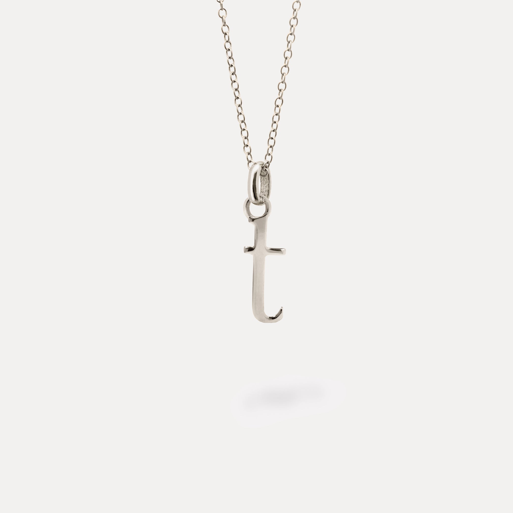 Initial with Anchor Chain 925 Silver